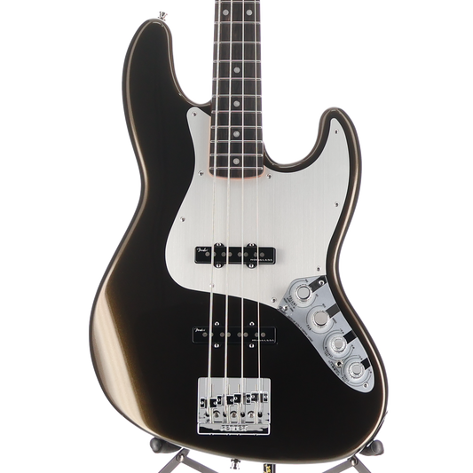 Fender American Ultra II Jazz Bass, Ebony Fingerboard, Texas Tea (X3) (27832)