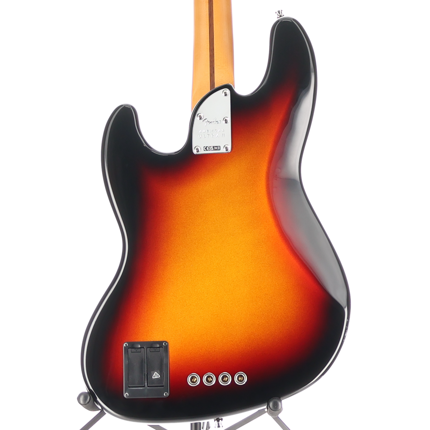 Fender American Ultra II Jazz Bass, Ebony Fingerboard, Ultraburst (H4) (06417)