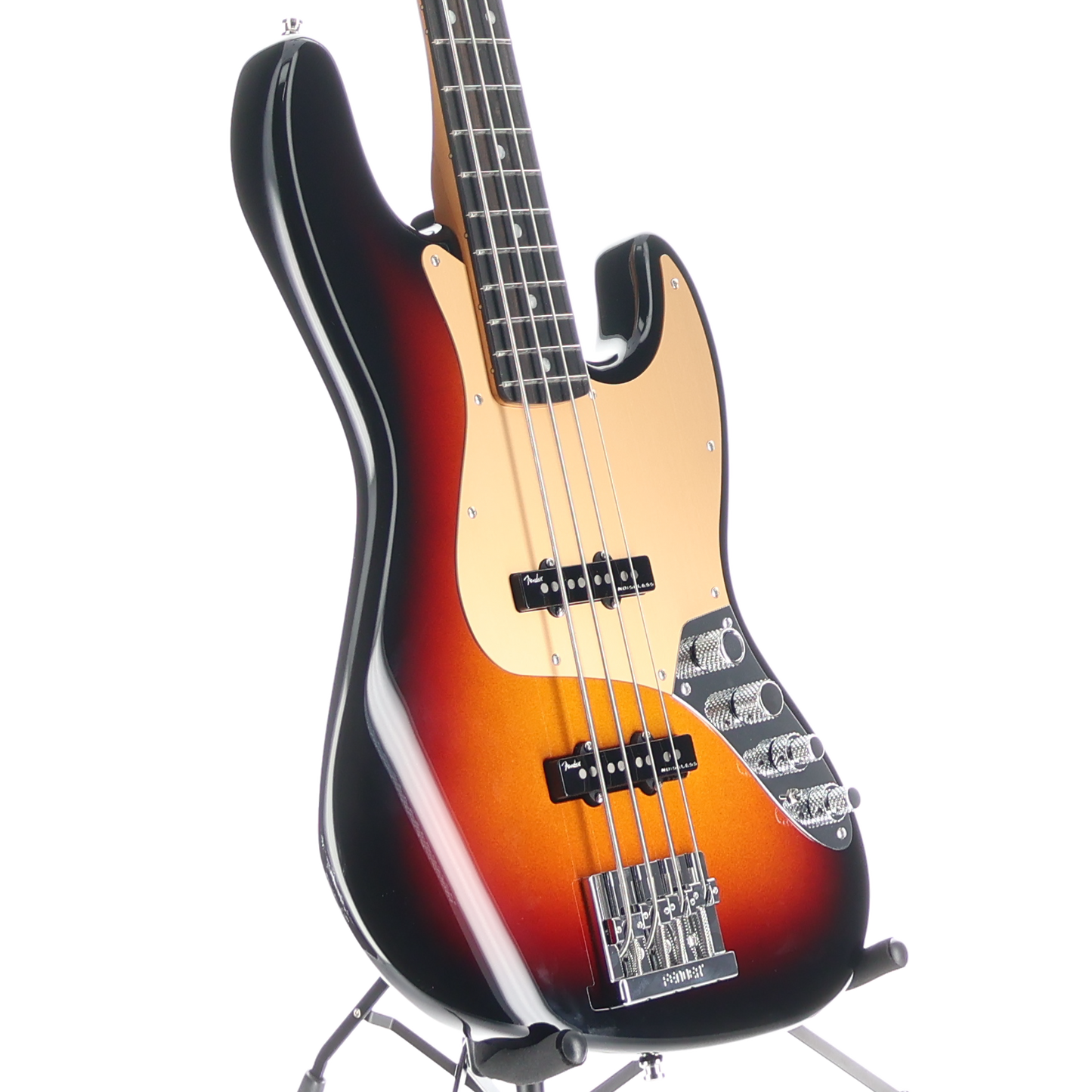 Fender American Ultra II Jazz Bass, Ebony Fingerboard, Ultraburst (H4) (06417)