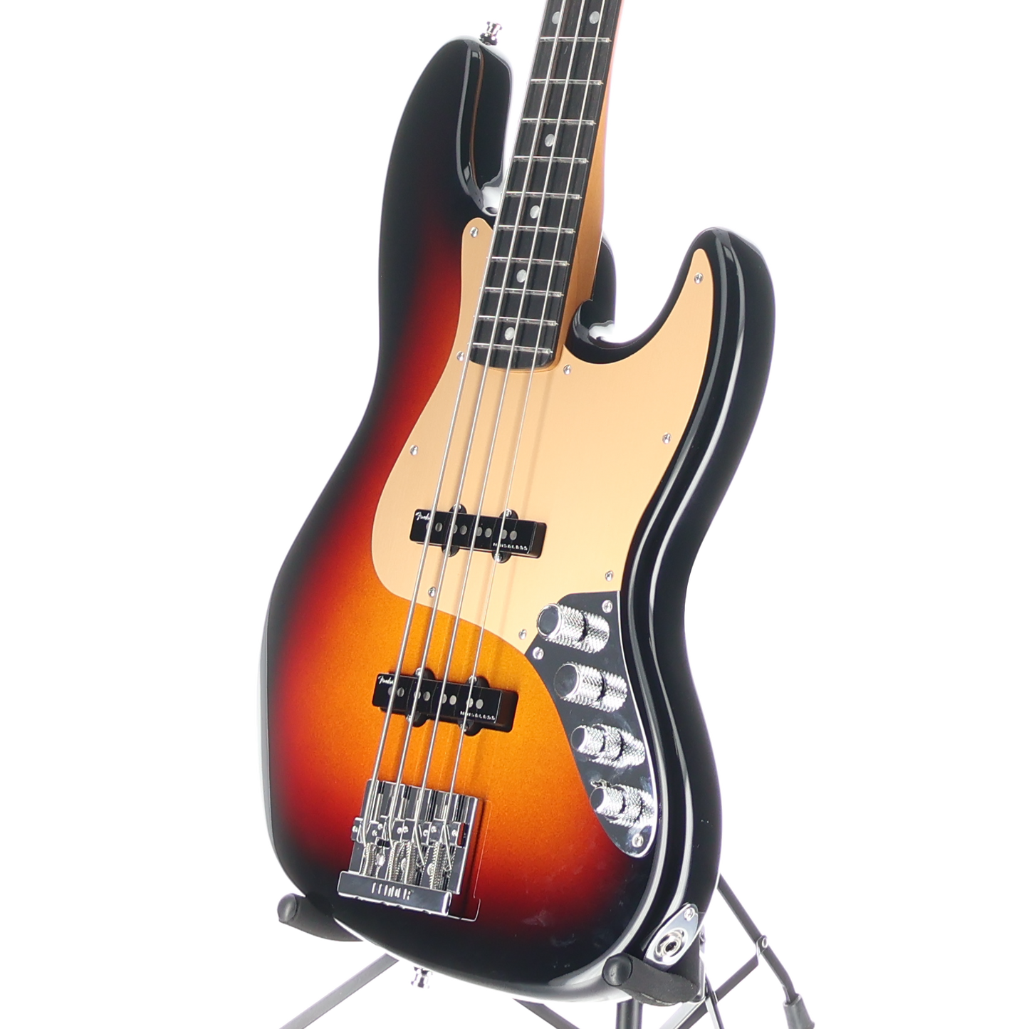 Fender American Ultra II Jazz Bass, Ebony Fingerboard, Ultraburst (H4) (06417)