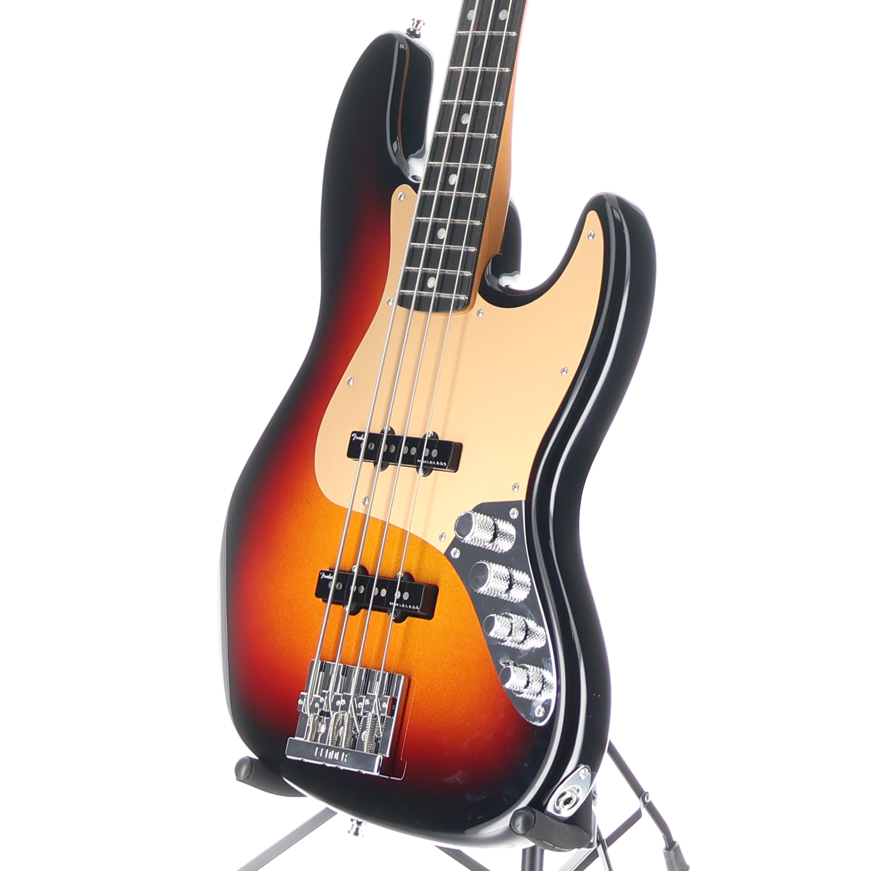 Fender American Ultra II Jazz Bass, Ebony Fingerboard, Ultraburst (H4) (06417)