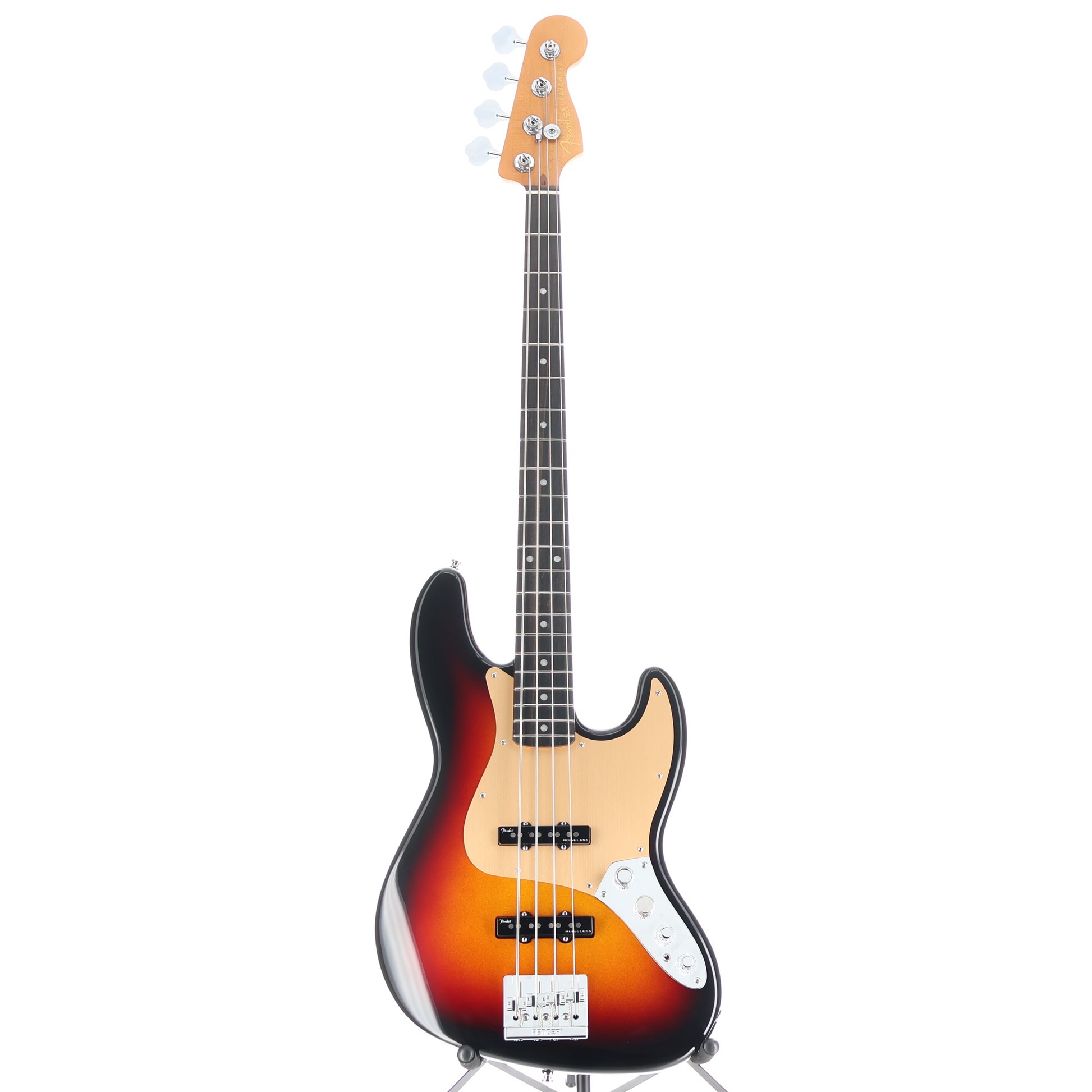 Fender American Ultra II Jazz Bass, Ebony Fingerboard, Ultraburst (H4) (06417)