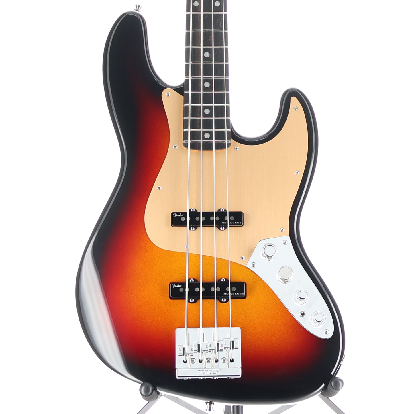 Fender American Ultra II Jazz Bass, Ebony Fingerboard, Ultraburst (H4) (06417)