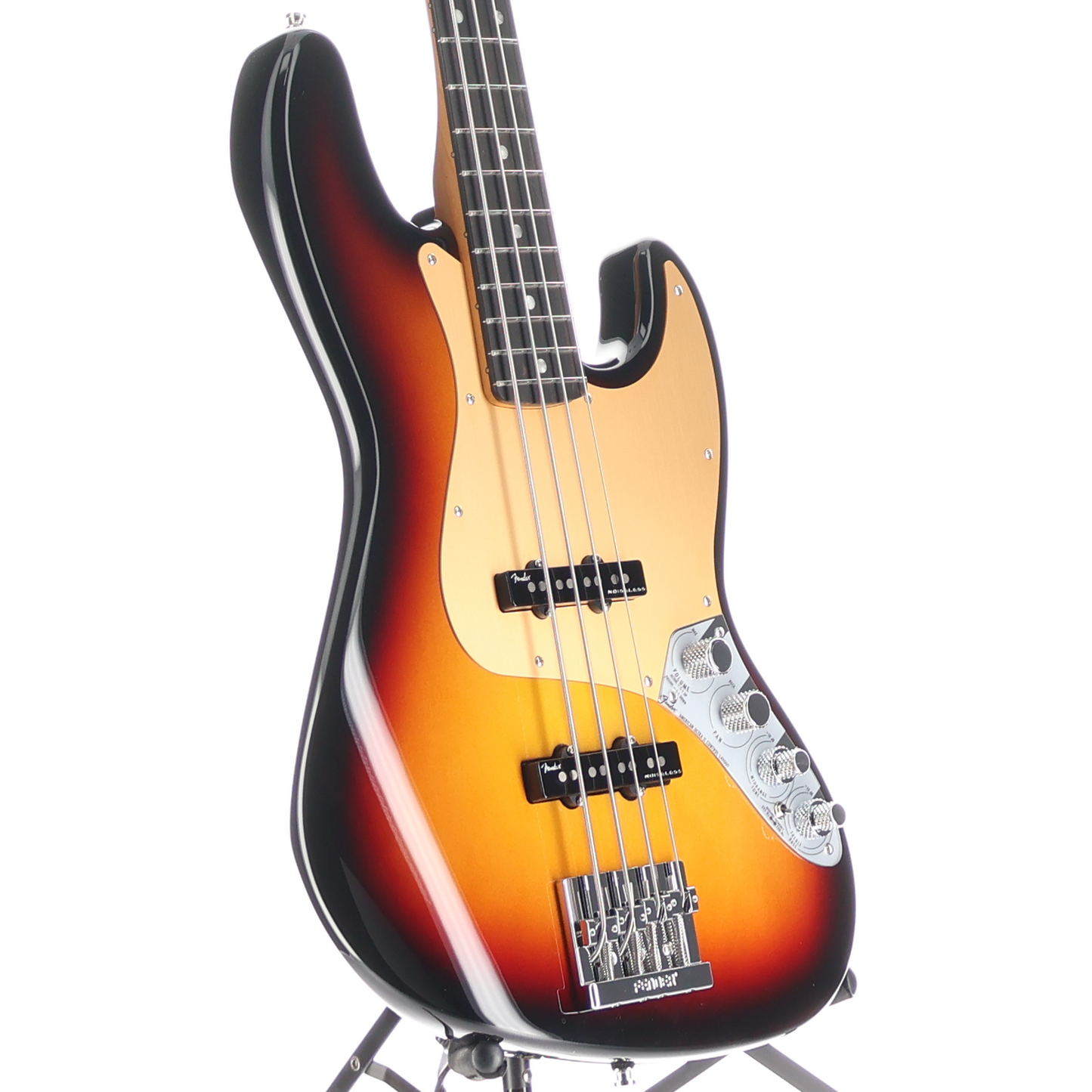 Fender American Ultra II Jazz Bass, Ebony Fingerboard, Ultraburst (P13) (30445)