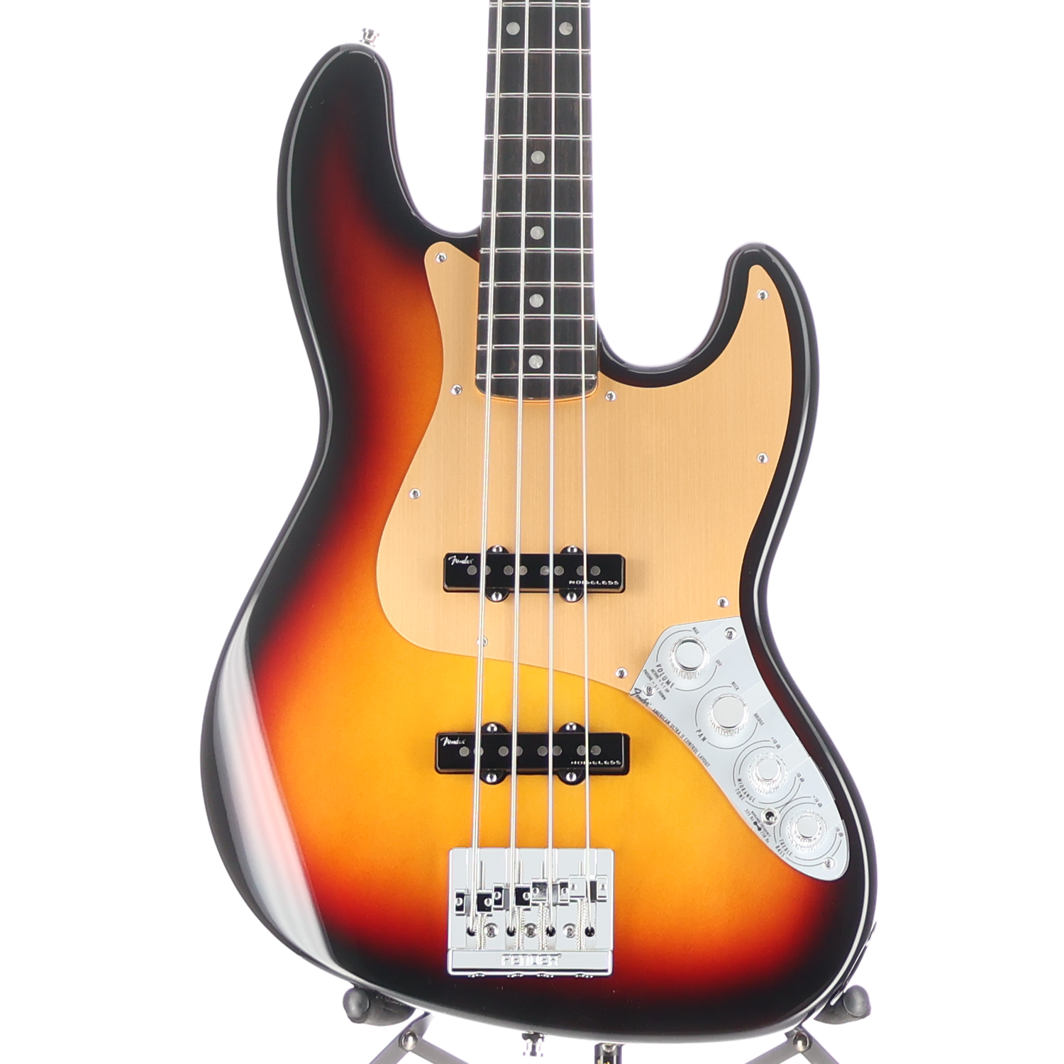 Fender American Ultra II Jazz Bass, Ebony Fingerboard, Ultraburst (P13) (30445)