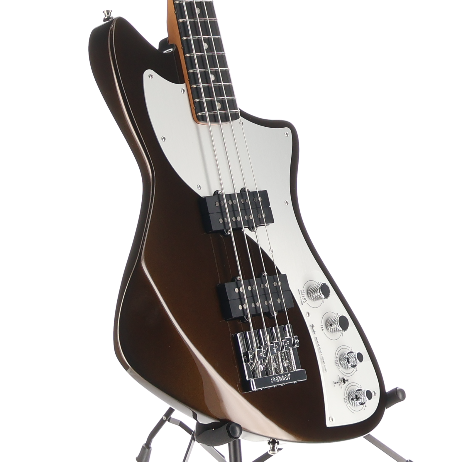 Fender American Ultra II Meteora Bass, Ebony Fingerboard, Texas Tea (G12) (38616)