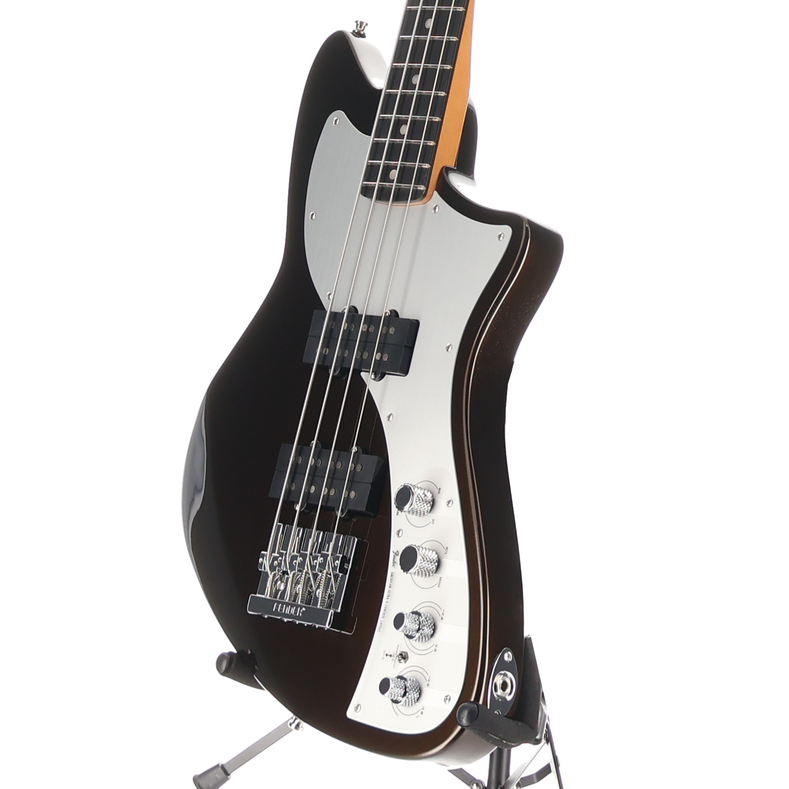 Fender American Ultra II Meteora Bass, Ebony Fingerboard, Texas Tea (G12)(386165) (38616)
