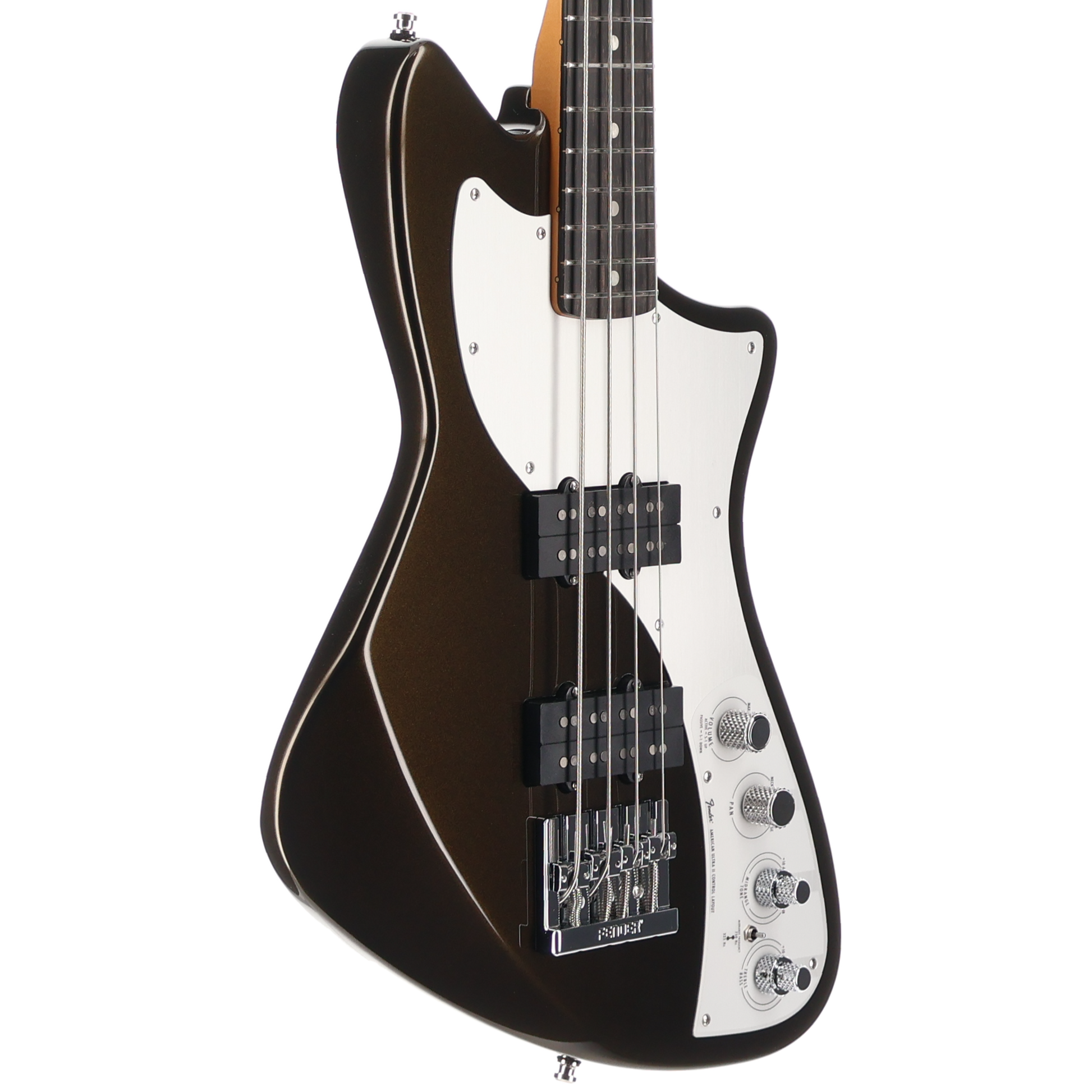Fender American Ultra II Meteora Bass, Texas Tea, Plays Great (D4) (64650)