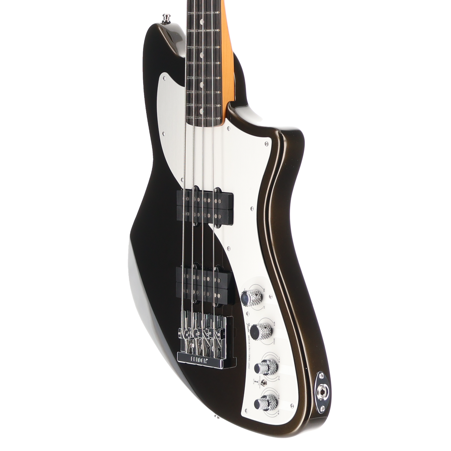 Fender American Ultra II Meteora Bass, Texas Tea, Plays Great (D4) (64650)