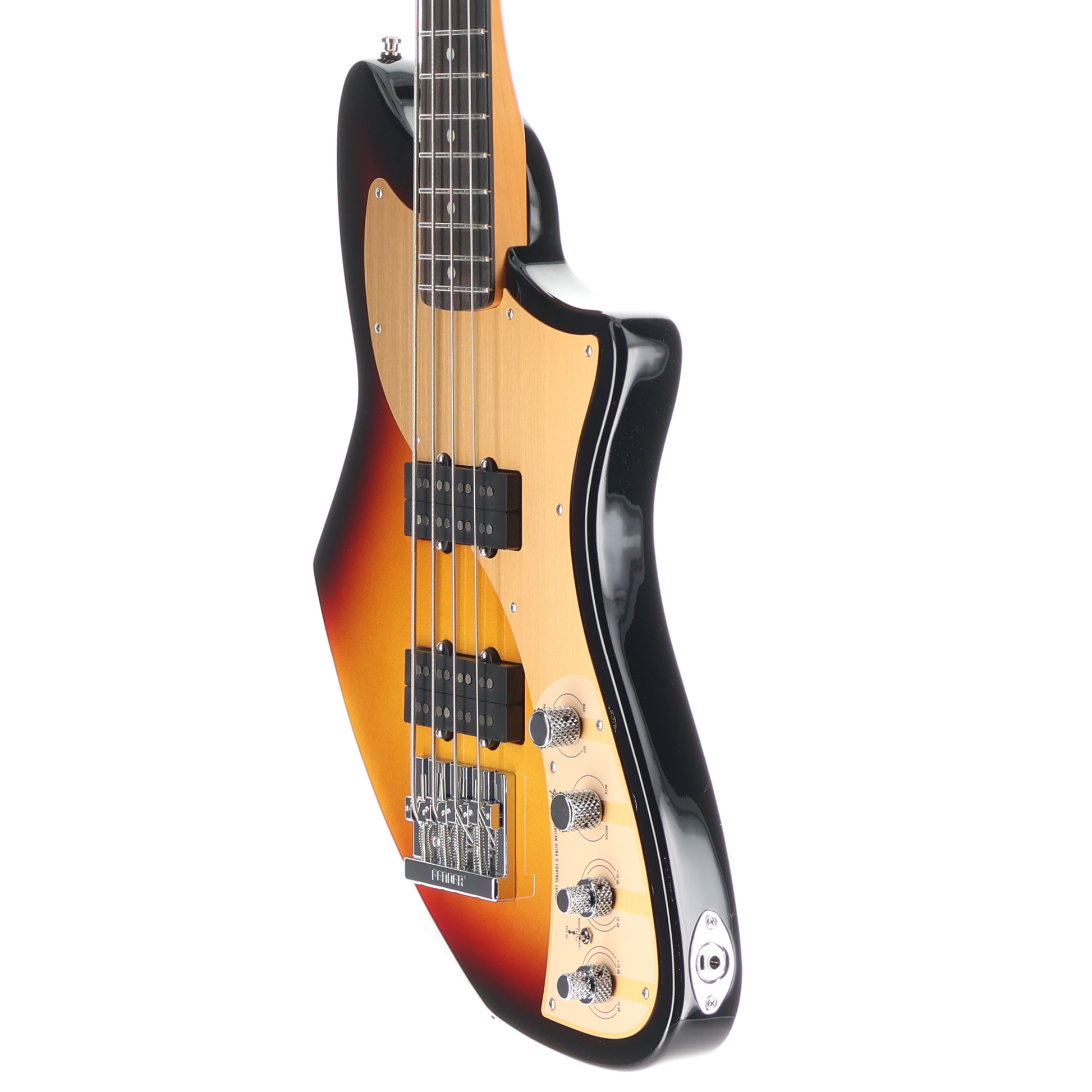 Fender American Ultra II Meteora Bass, Ultraburst, Plays Great (K12) (06977)
