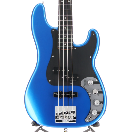 Fender American Ultra II Precision Bass, Ebony Fingerboard, Noble Blue (H11) (34273)
