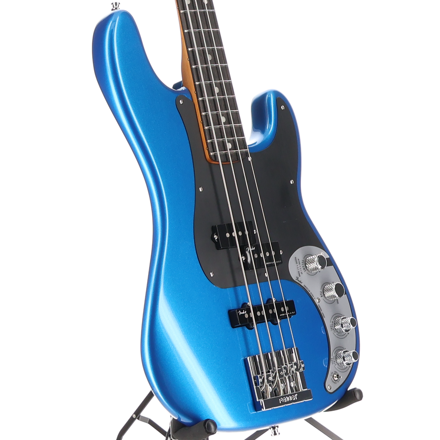 Fender American Ultra II Precision Bass, Ebony Fingerboard, Noble Blue (H12) (16685)