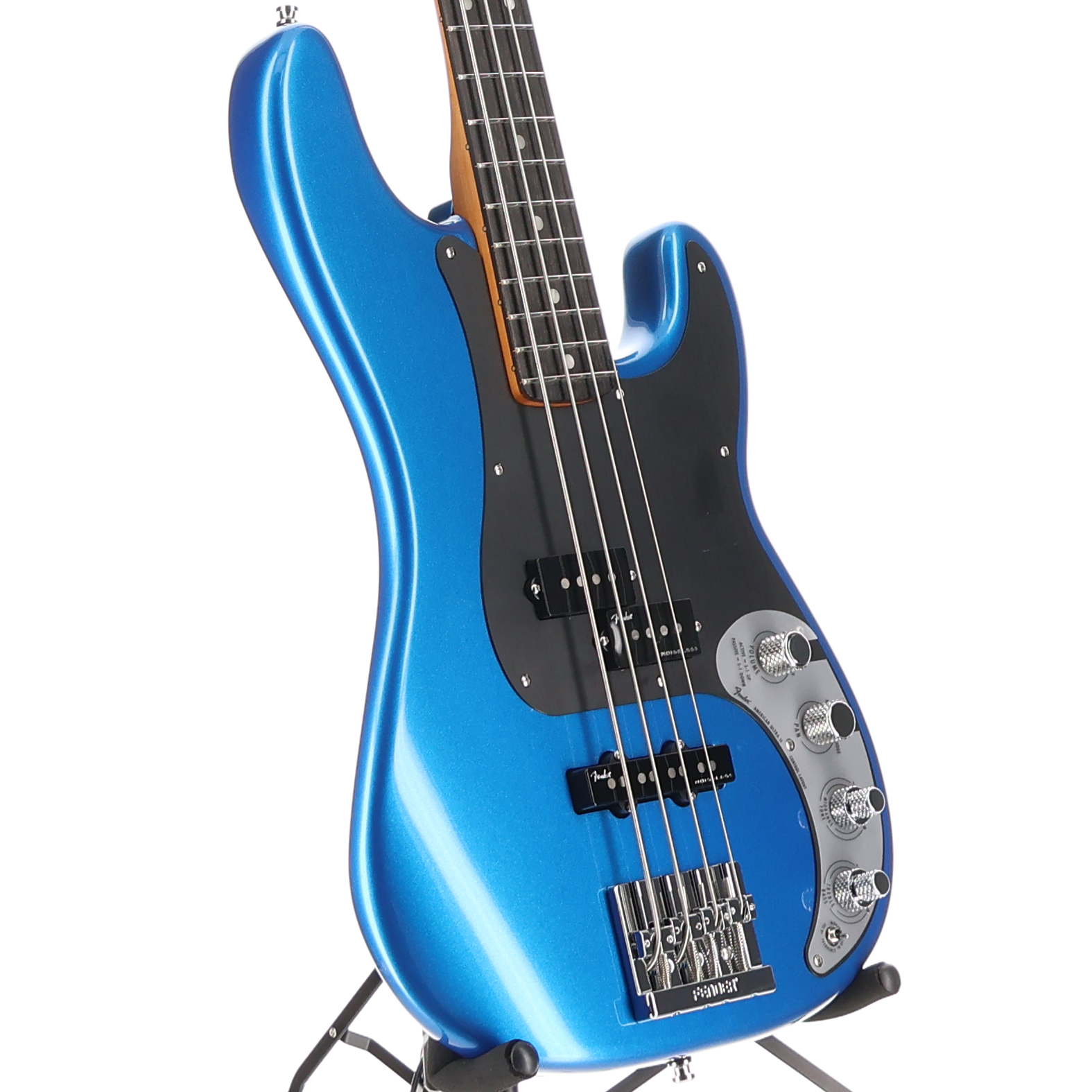 Fender American Ultra II Precision Bass, Ebony Fingerboard, Noble Blue (H12) (16685)