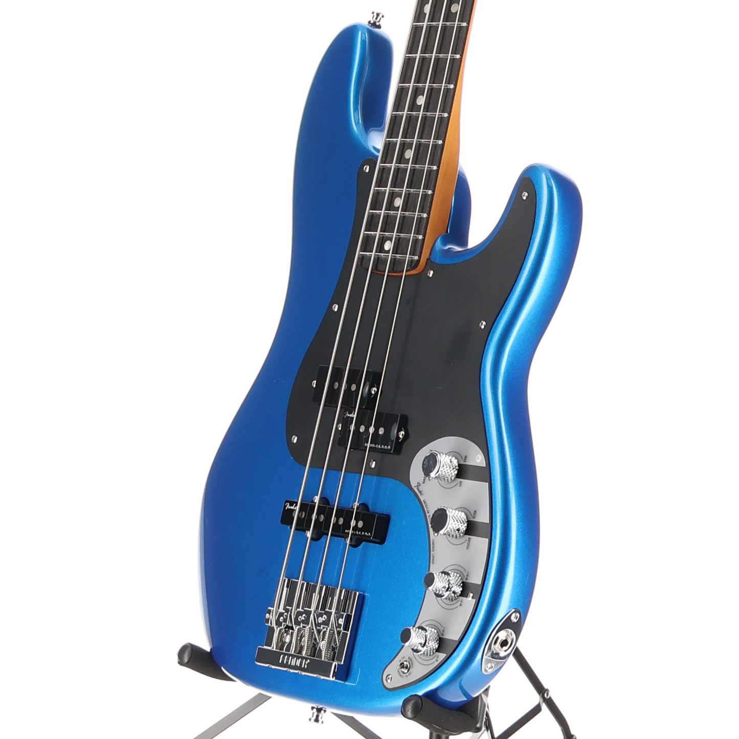 Fender American Ultra II Precision Bass, Ebony Fingerboard, Noble Blue (H12) (16685)