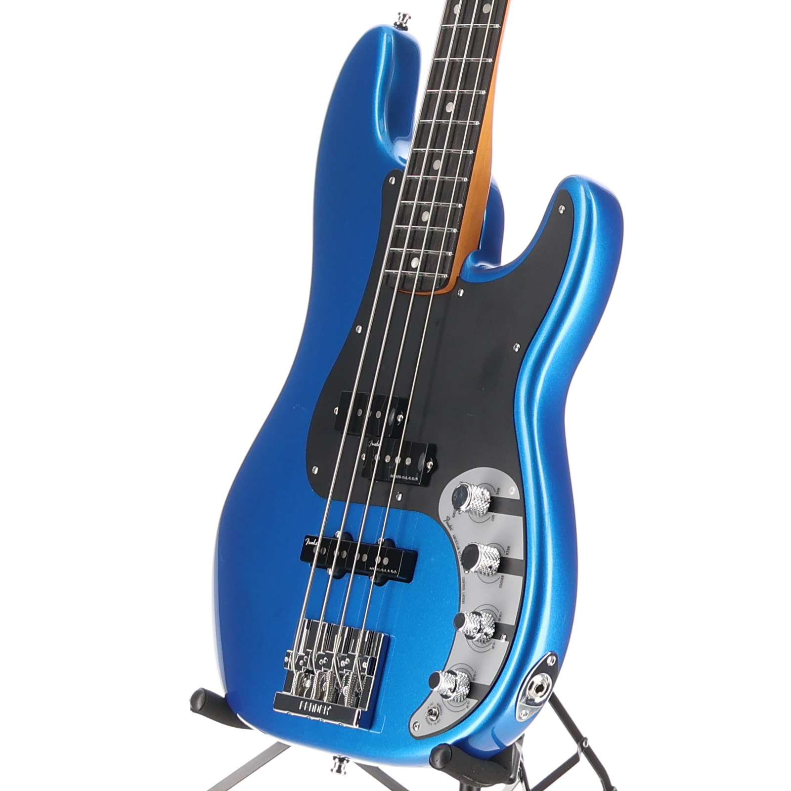 Fender American Ultra II Precision Bass, Ebony Fingerboard, Noble Blue (H12) (16685)