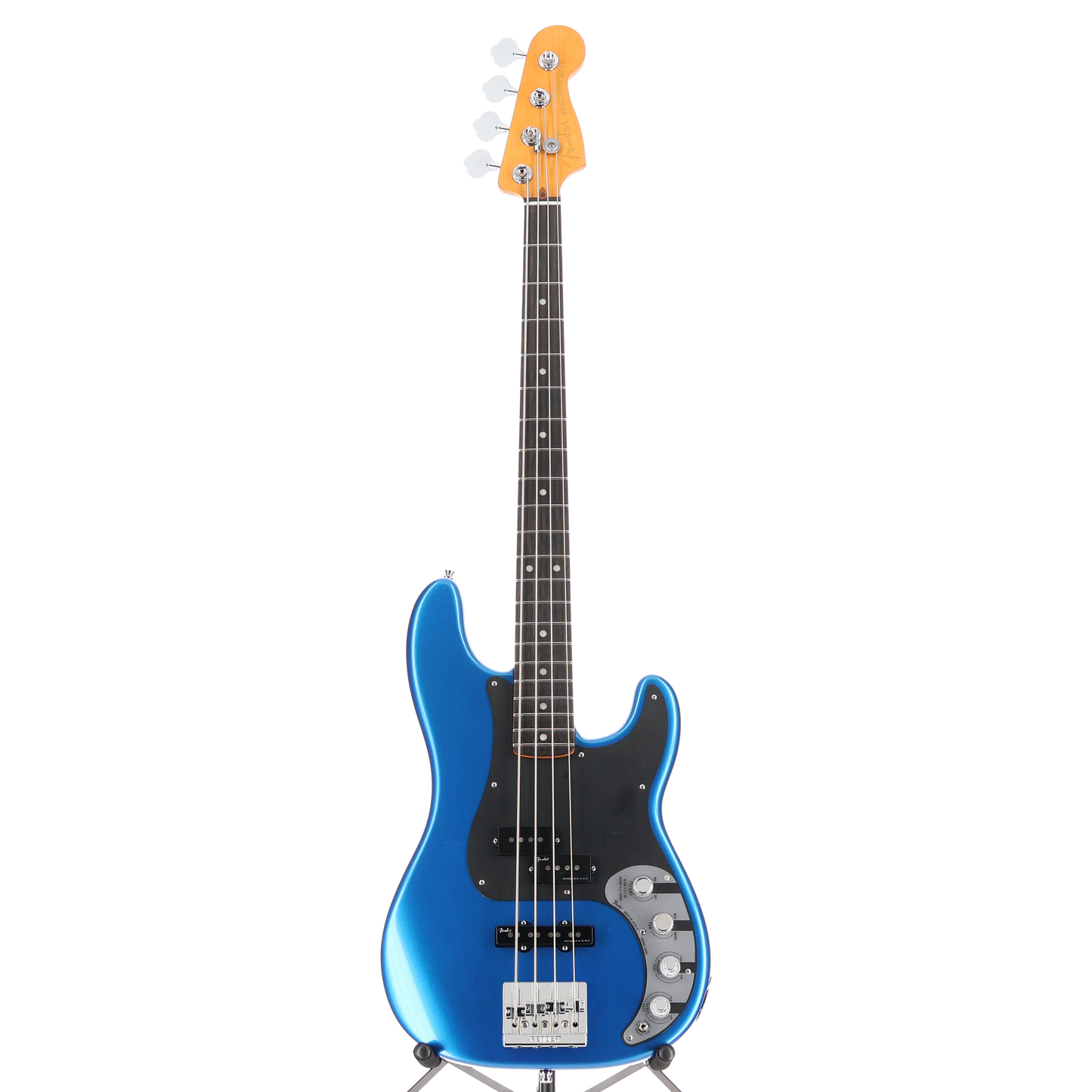 Fender American Ultra II Precision Bass, Ebony Fingerboard, Noble Blue (H12) (16685)