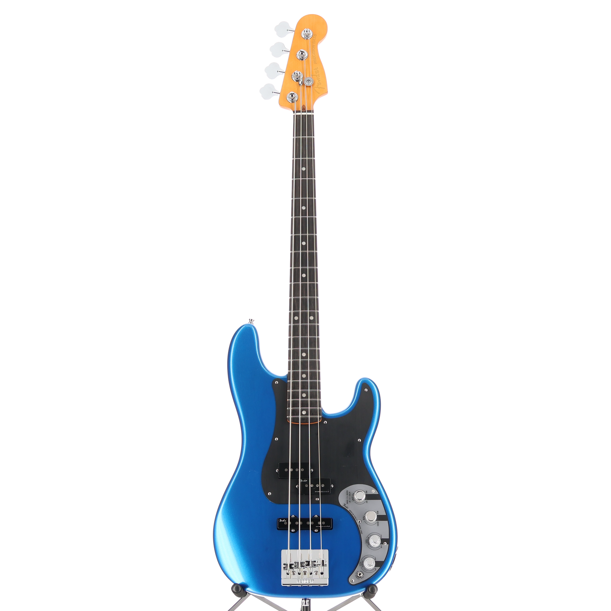 Fender American Ultra II Precision Bass, Ebony Fingerboard, Noble Blue (H12) (16685)