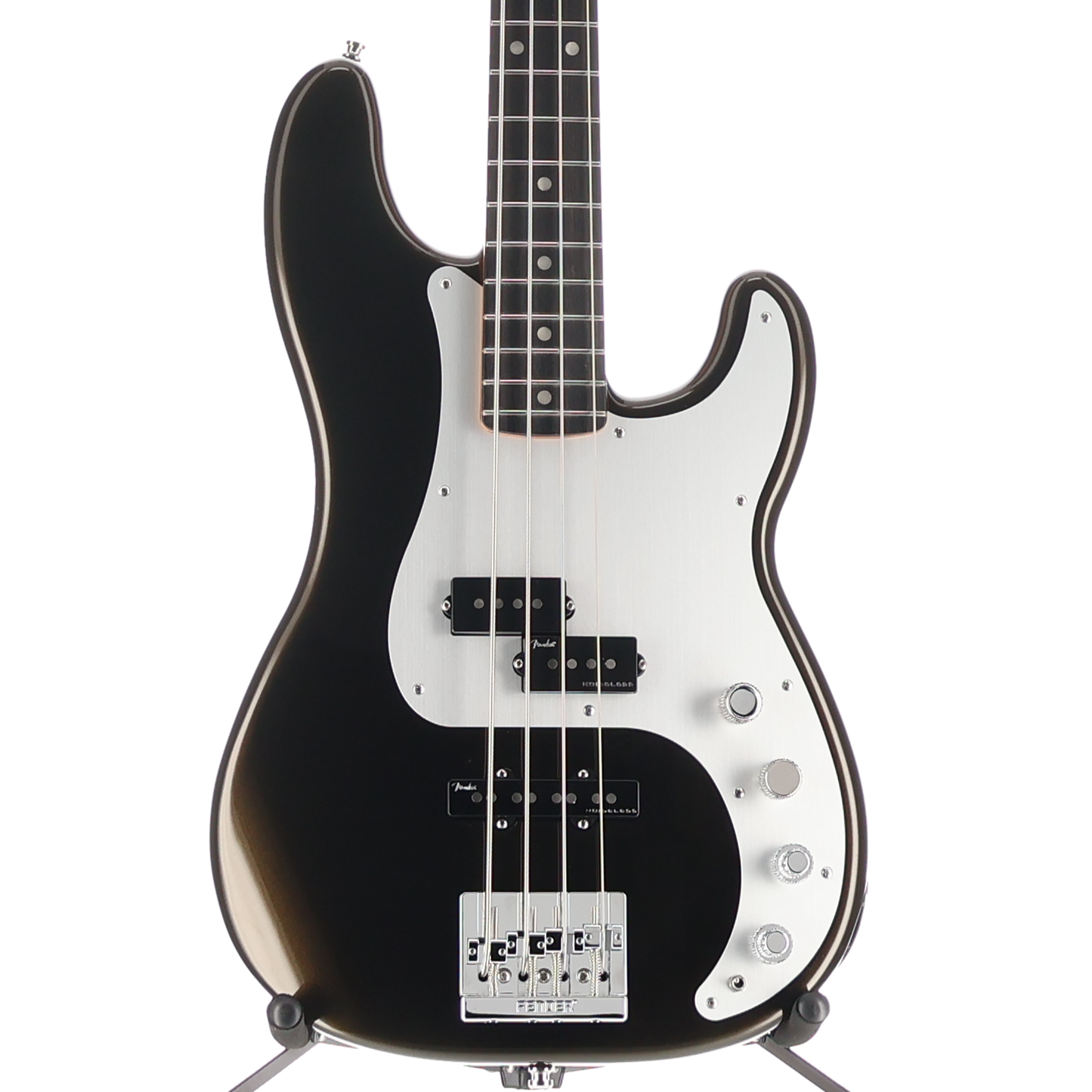 Fender American Ultra II Precision Bass®, Ebony Fingerboard, Texas Tea (P2) (02768)