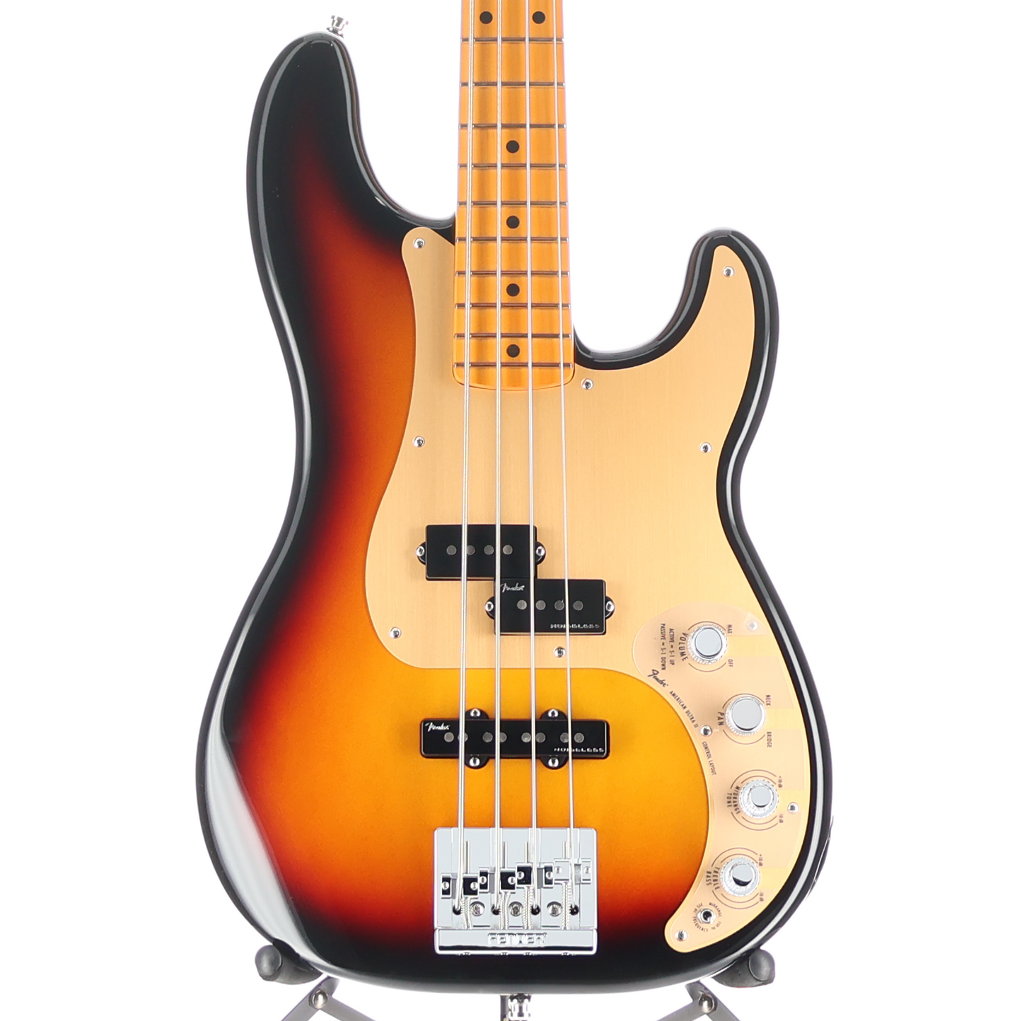 Fender American Ultra II Precision Bass, Maple Fingerboard, Ultraburst (H4) (25072)