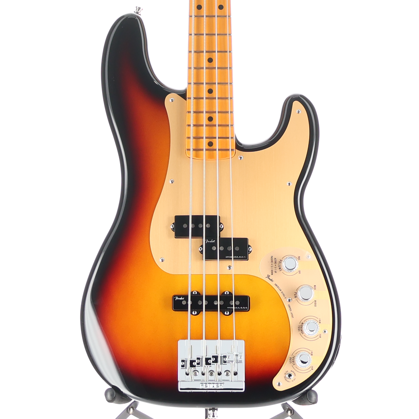 Fender American Ultra II Precision Bass, Maple Fingerboard, Ultraburst (H4) (25072)