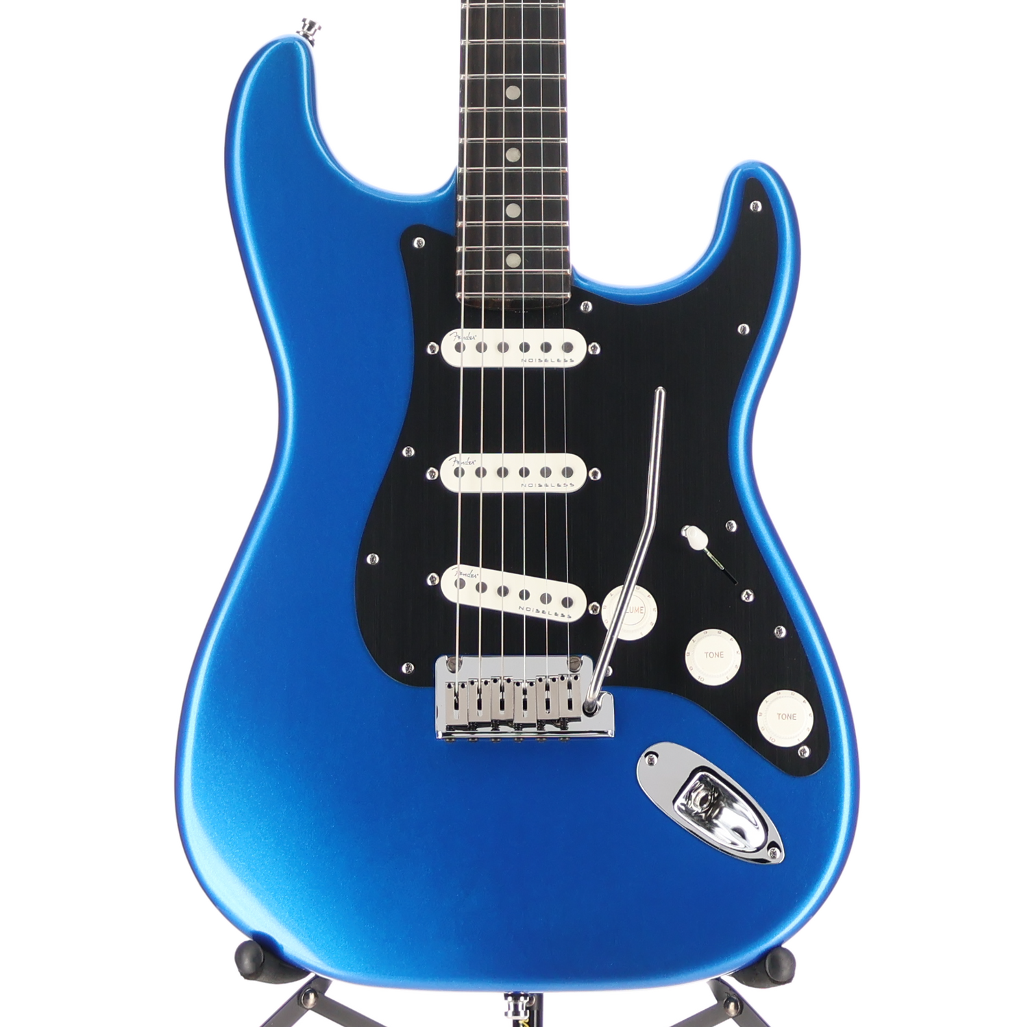 Fender American Ultra II Stratocaster, Ebony Fingerboard, Noble Blue (D12) (19573)