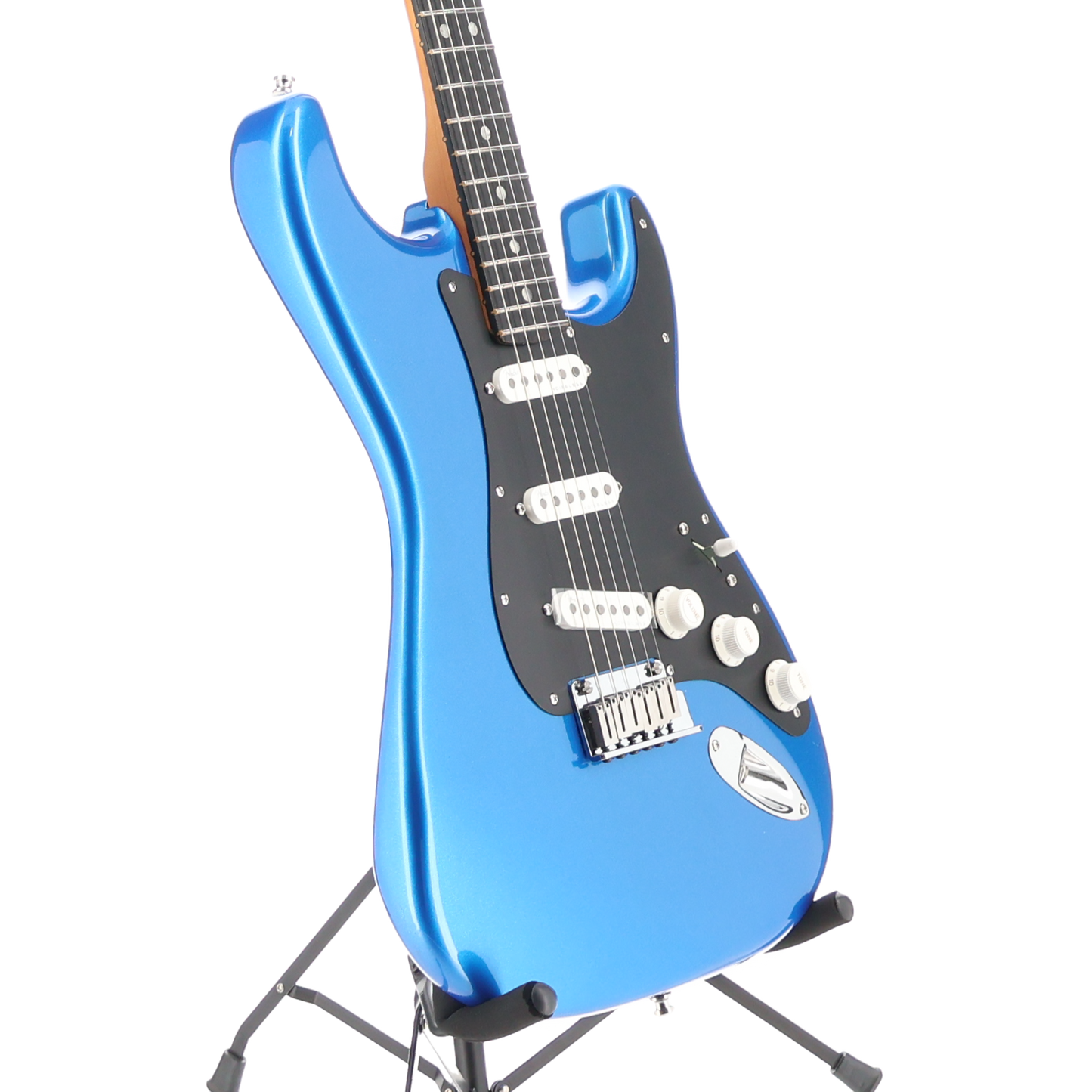 Fender American Ultra II Stratocaster, Ebony Fingerboard, Noble Blue (S1) (22861)