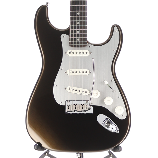 Fender American Ultra II Stratocaster, Ebony Fingerboard, Texas Tea (T6) (20575)
