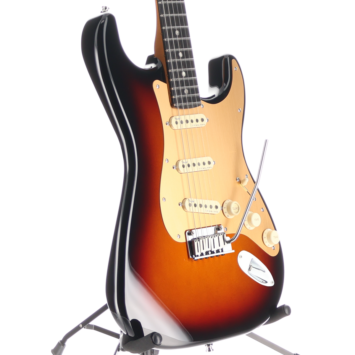 Fender American Ultra II Stratocaster, Ebony Fingerboard, Ultraburst (RC4) (06394)