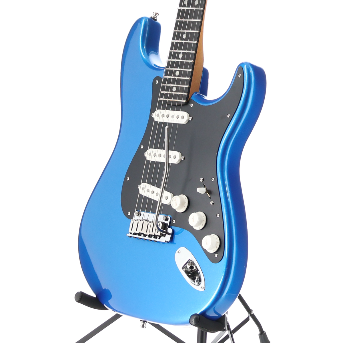 Fender American Ultra II Stratocaster Electric Guitar Ebony Fingerboard Noble Blue (F8) (24062)