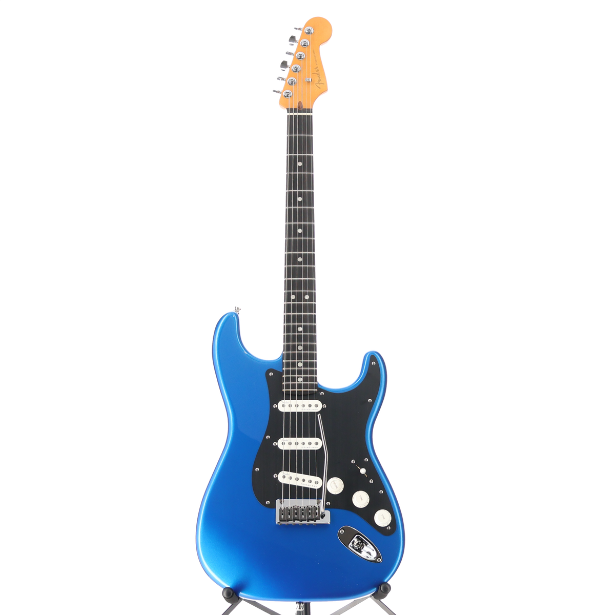 Fender American Ultra II Stratocaster Electric Guitar Ebony Fingerboard Noble Blue (F8) (24062)
