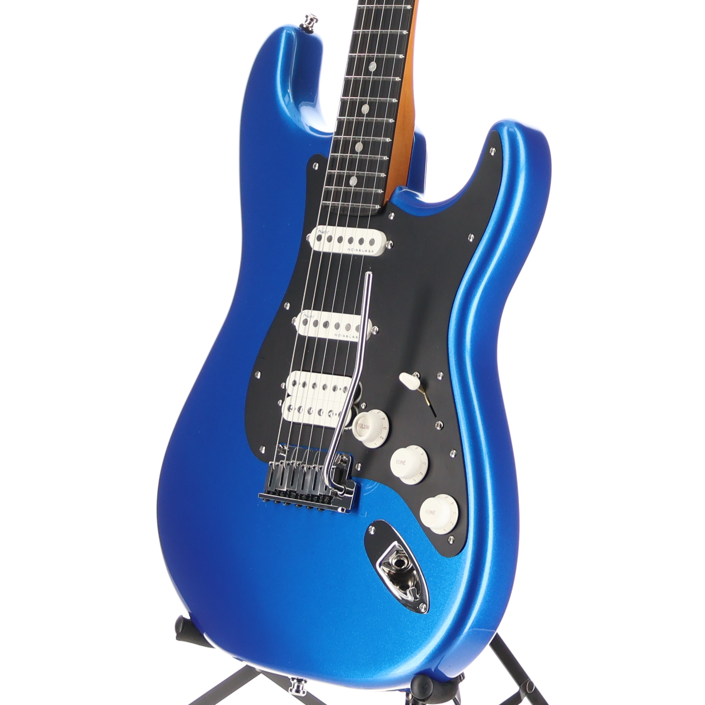 Fender American Ultra II Stratocaster® HSS, Ebony Fingerboard, Noble Blue (RC2) (34051)