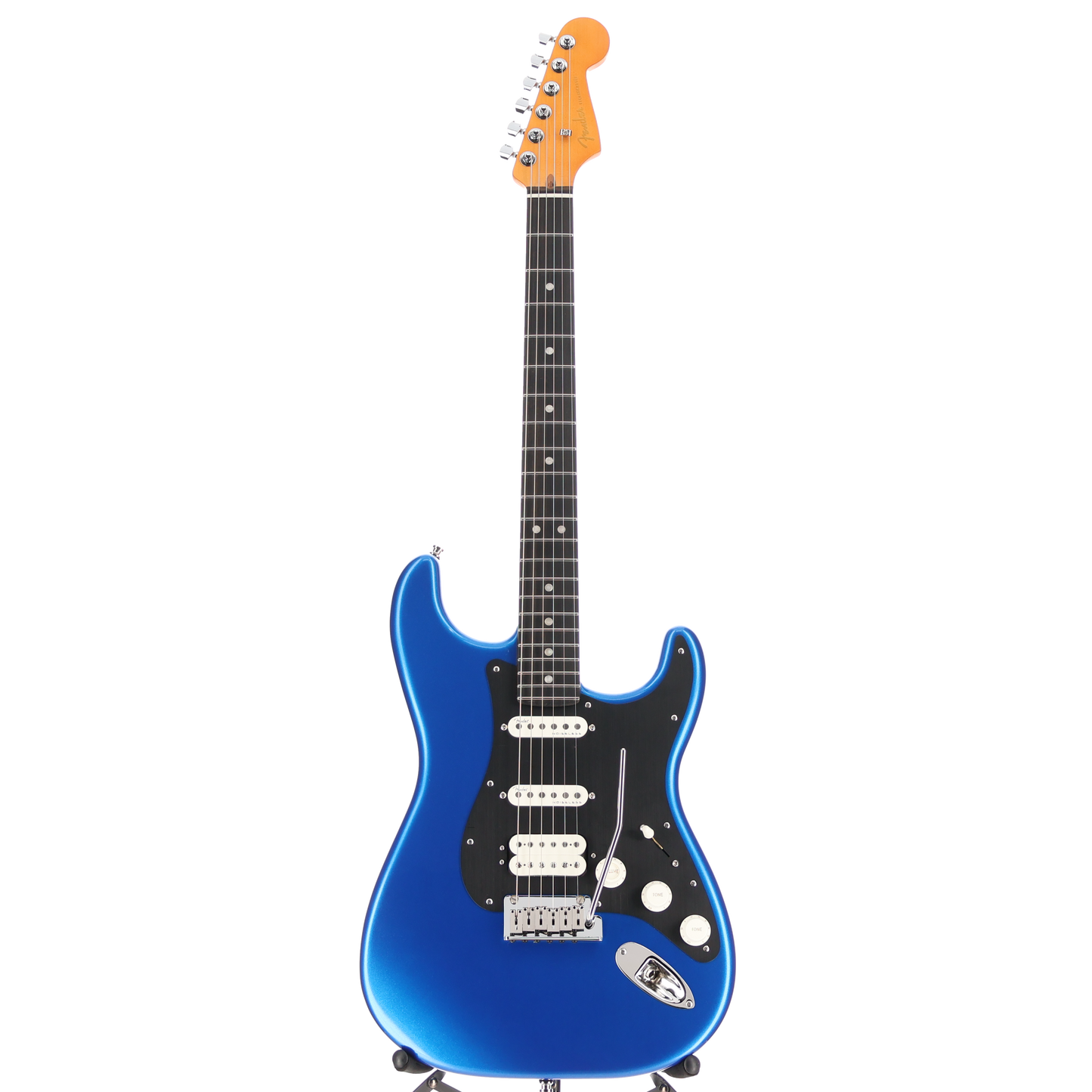 Fender American Ultra II Stratocaster® HSS, Ebony Fingerboard, Noble Blue (RC2) (34051)
