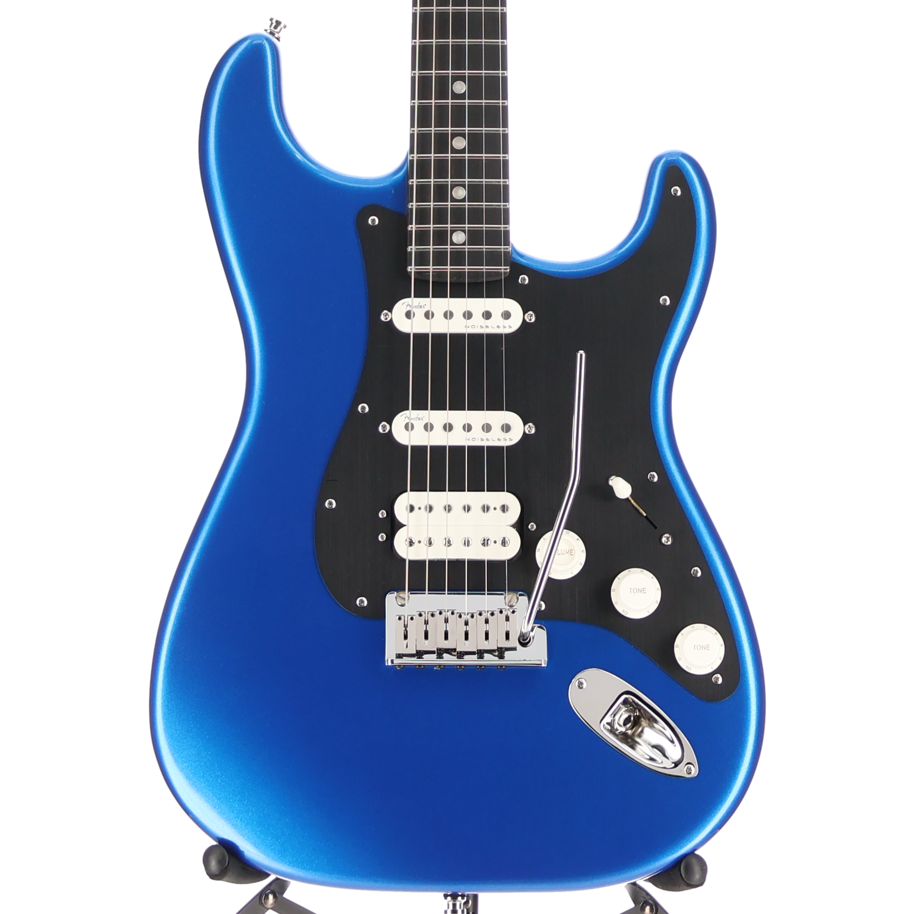Fender American Ultra II Stratocaster® HSS, Ebony Fingerboard, Noble Blue (RC2) (34051)