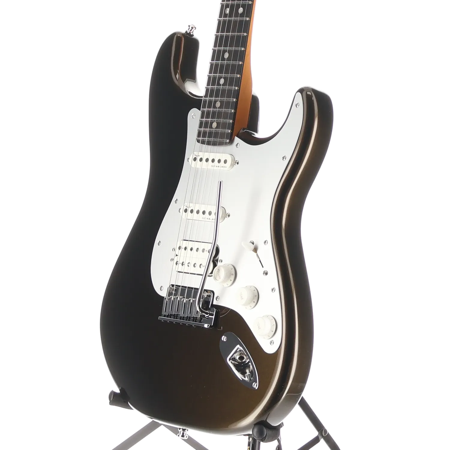 Fender American Ultra II Stratocaster HSS, Ebony Fingerboard, Texas Tea (BB3) (23920)