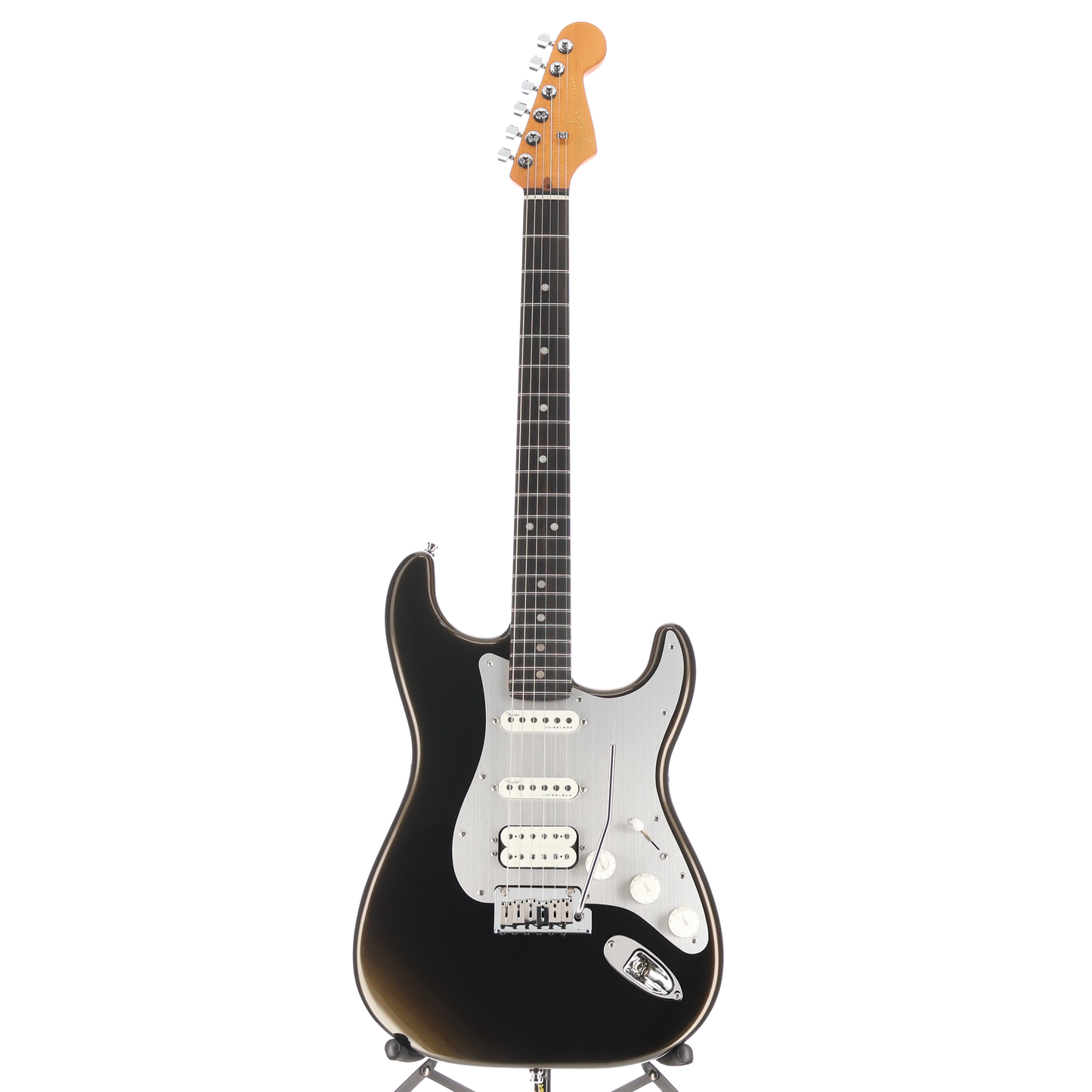 Fender American Ultra II Stratocaster HSS, Ebony Fingerboard, Texas Tea (BB3) (23920)