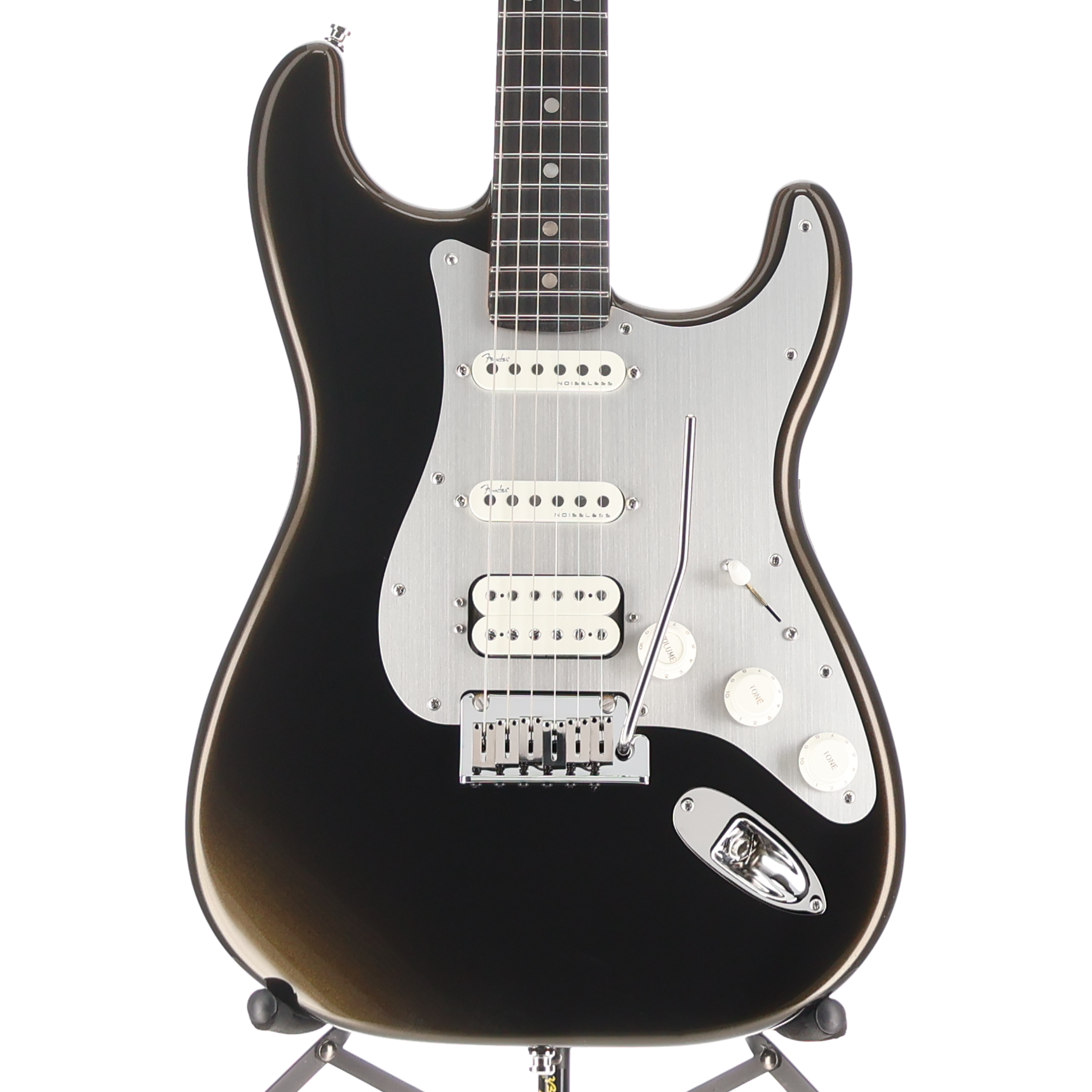 Fender American Ultra II Stratocaster HSS, Ebony Fingerboard, Texas Tea (BB3) (23920)