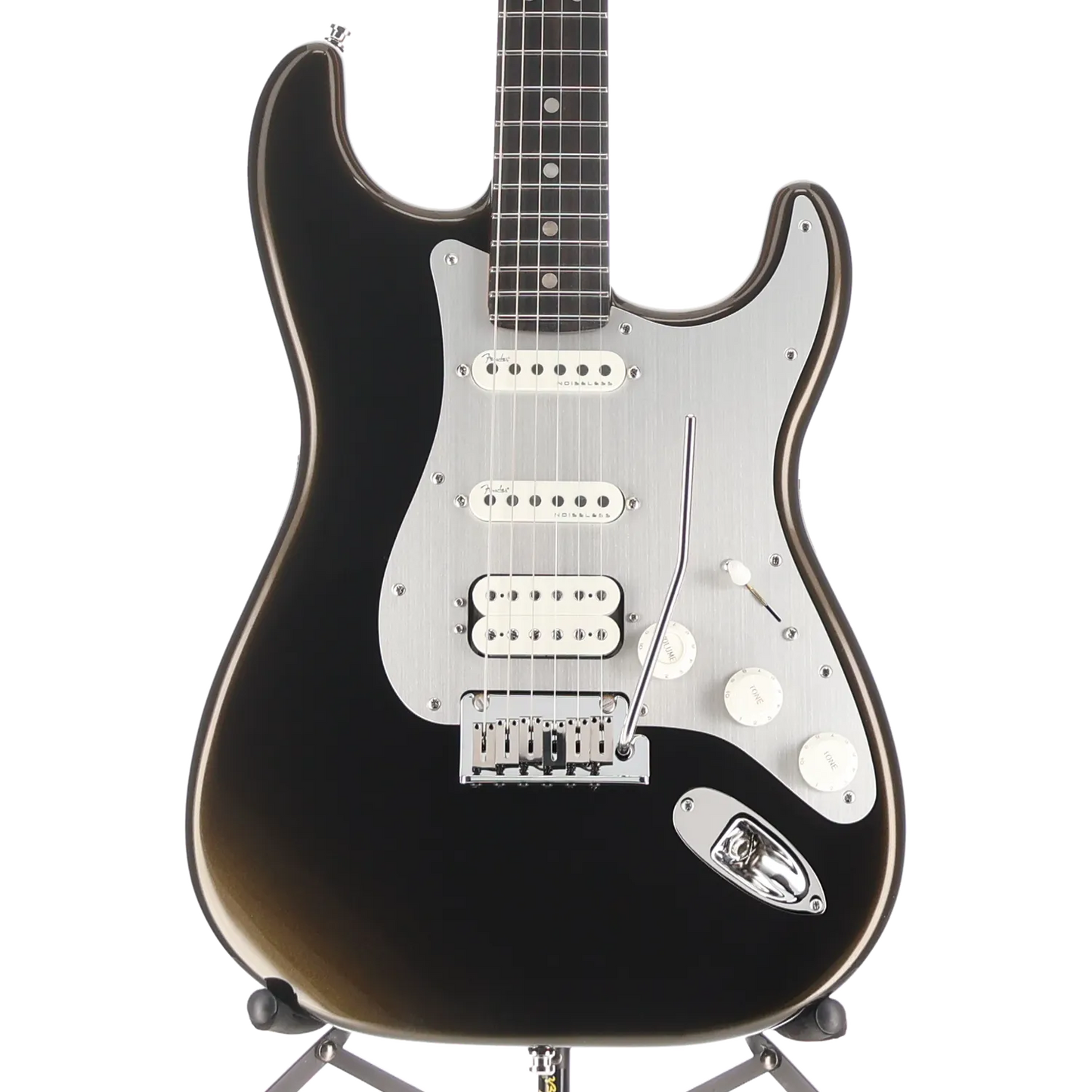 Fender American Ultra II Stratocaster HSS, Ebony Fingerboard, Texas Tea (BB3) (23920)