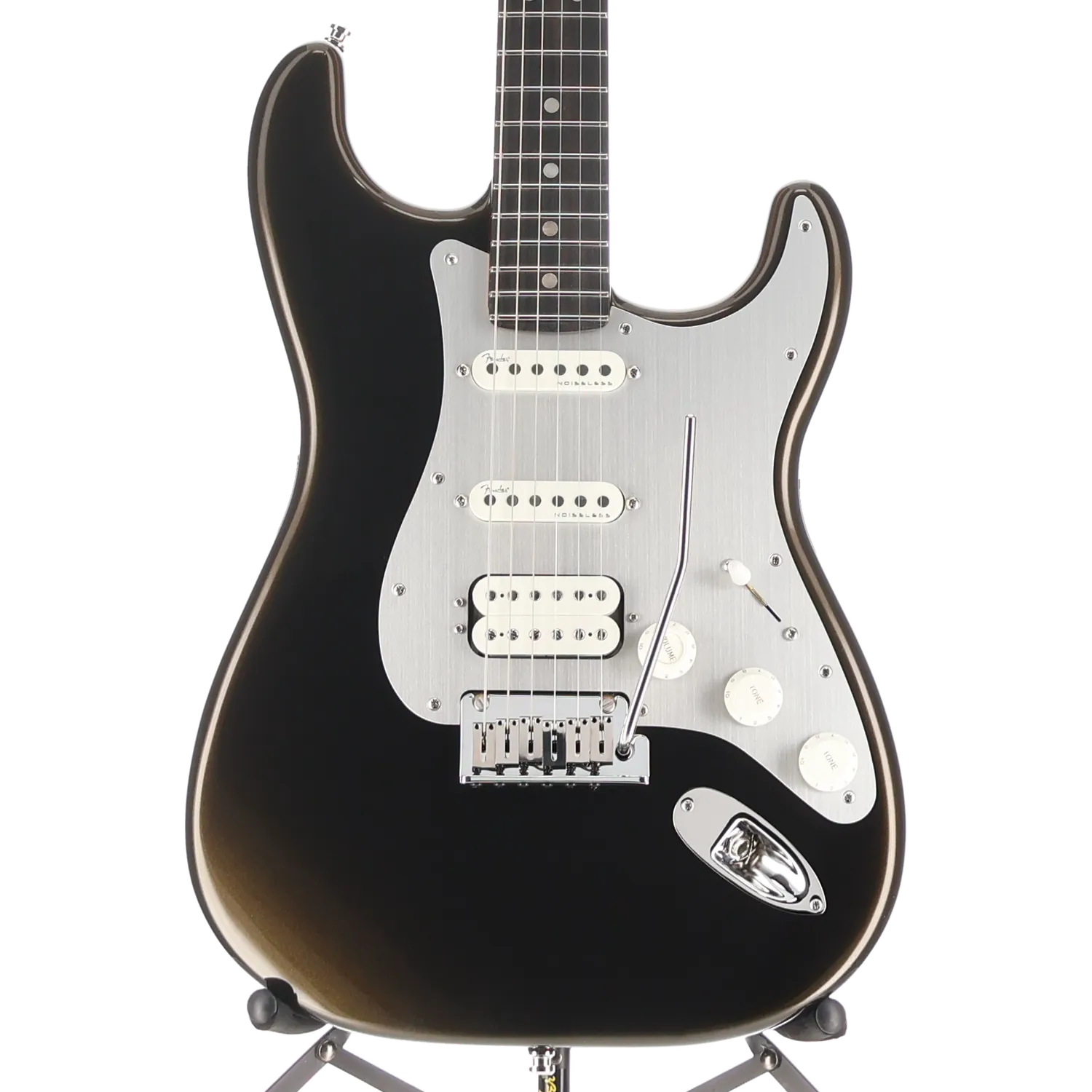 Fender American Ultra II Stratocaster HSS, Ebony Fingerboard, Texas Tea (BB3) (23920)