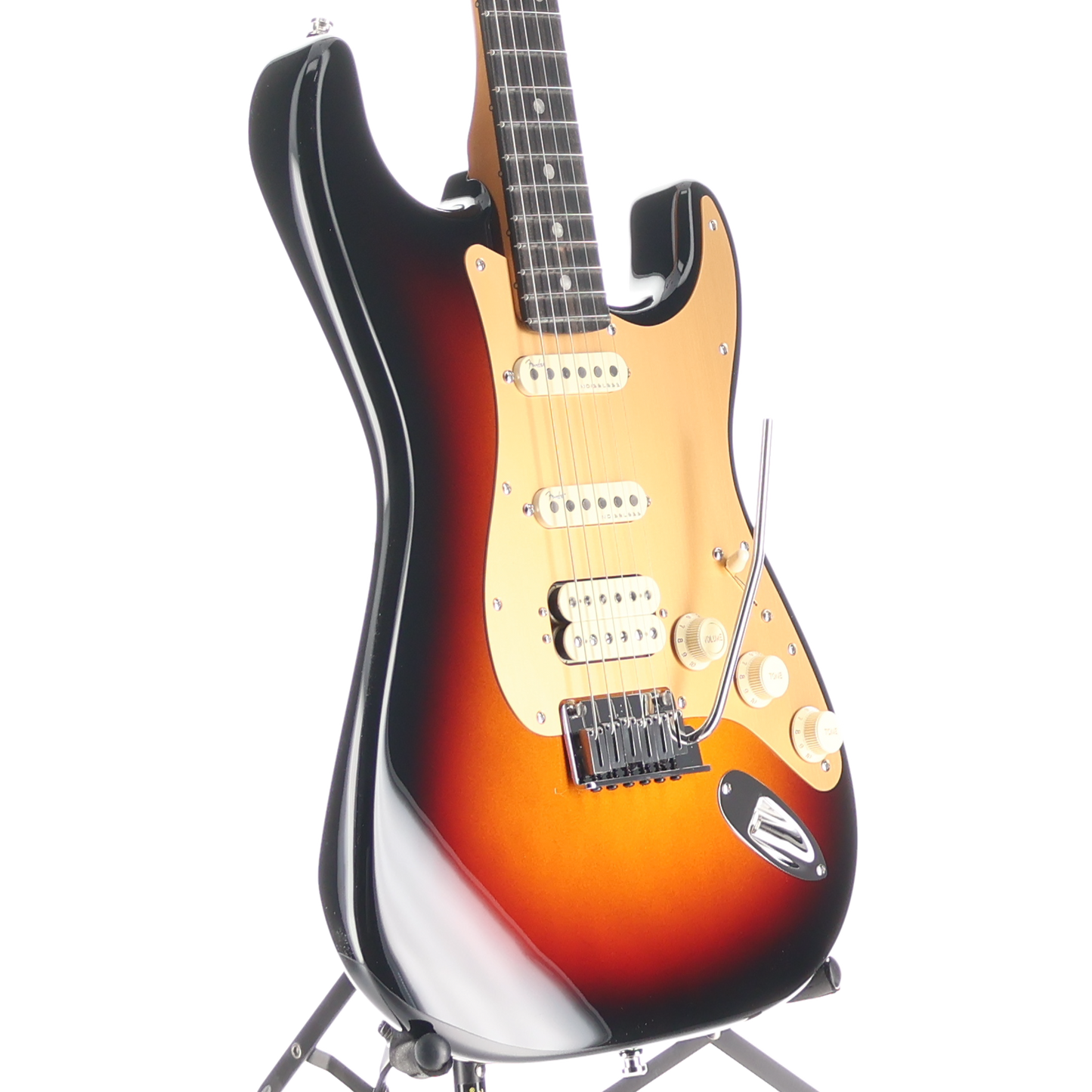 Fender American Ultra II Stratocaster HSS, Ebony Fingerboard, Ultraburst (RC1) (24888)