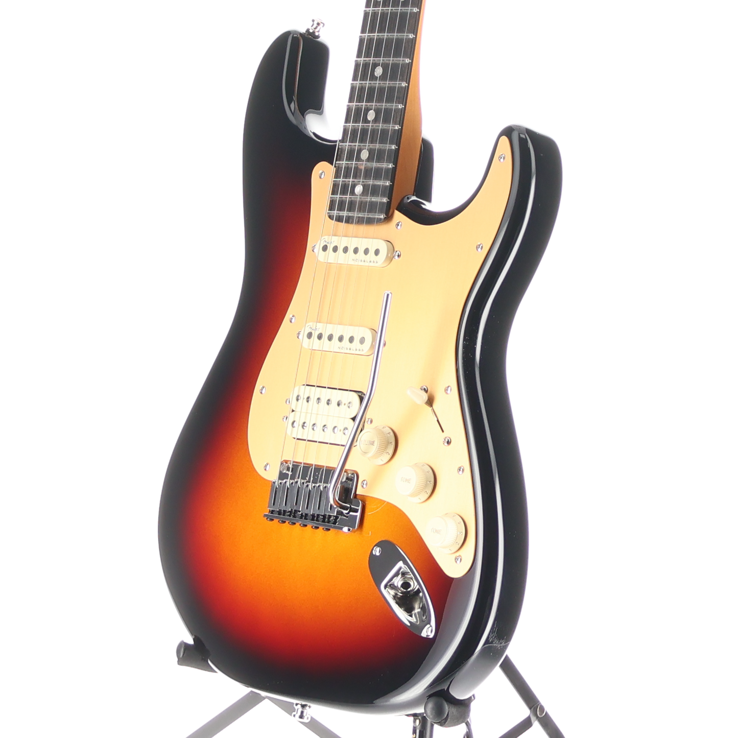 Fender American Ultra II Stratocaster HSS, Ebony Fingerboard, Ultraburst (RC1) (24888)