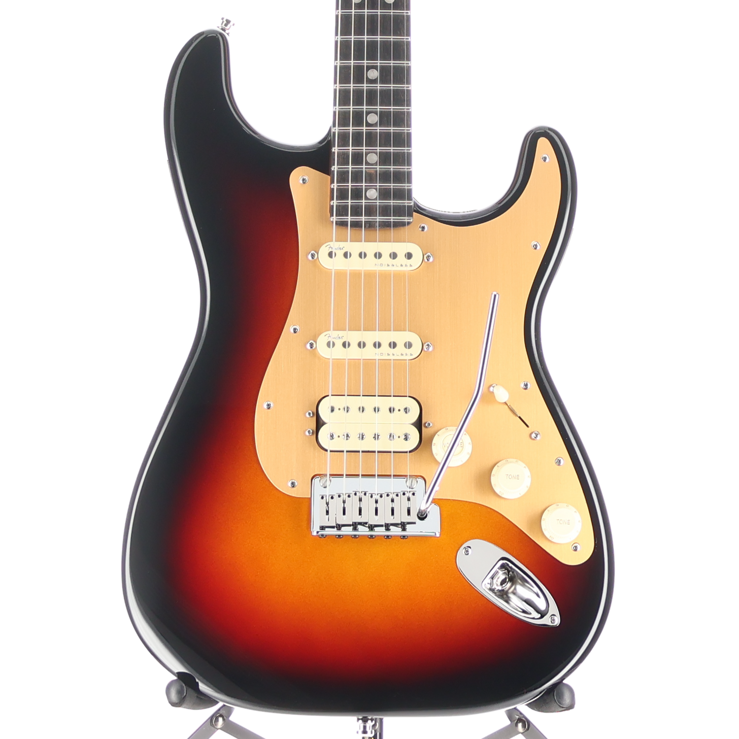 Fender American Ultra II Stratocaster HSS, Ebony Fingerboard, Ultraburst (RC1) (24888)