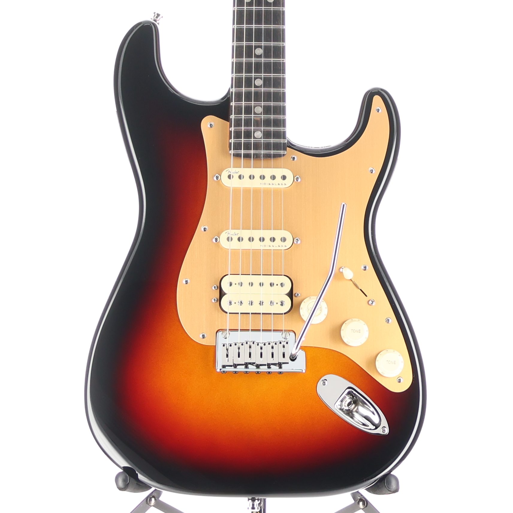 Fender American Ultra II Stratocaster HSS, Ebony Fingerboard, Ultraburst (RC1) (24888)