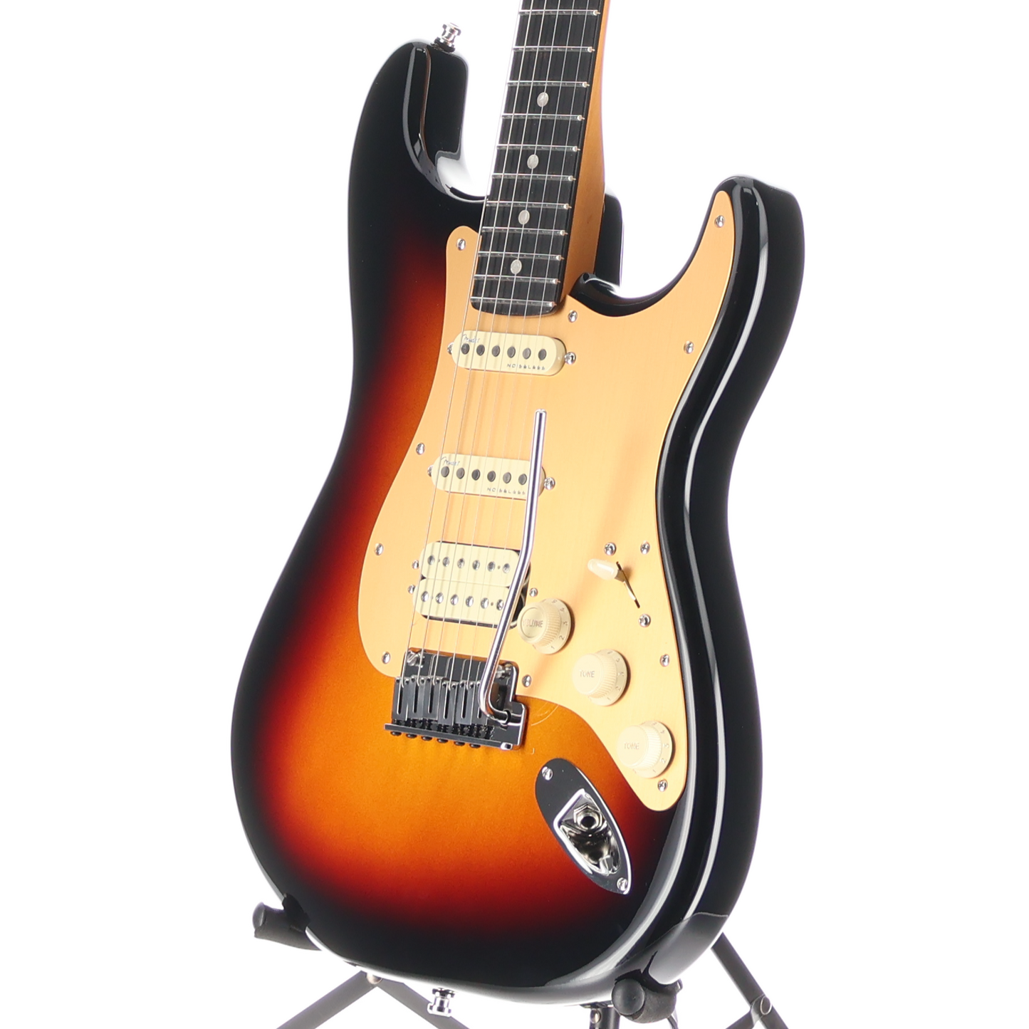 Fender American Ultra II Stratocaster HSS, Ebony Fingerboard, Ultraburst (X4) (23929)