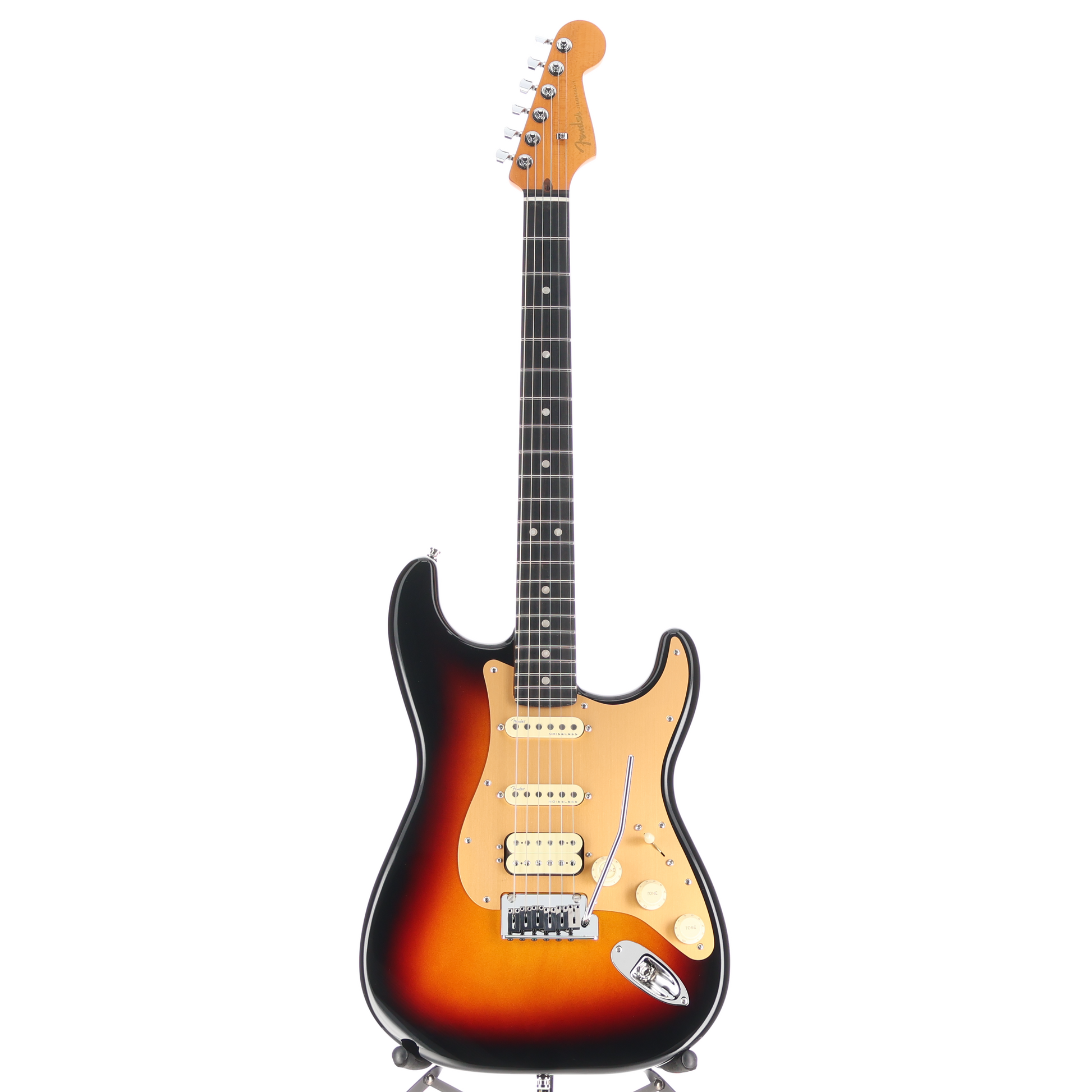 Fender American Ultra II Stratocaster HSS, Ebony Fingerboard, Ultraburst (X4) (23929)