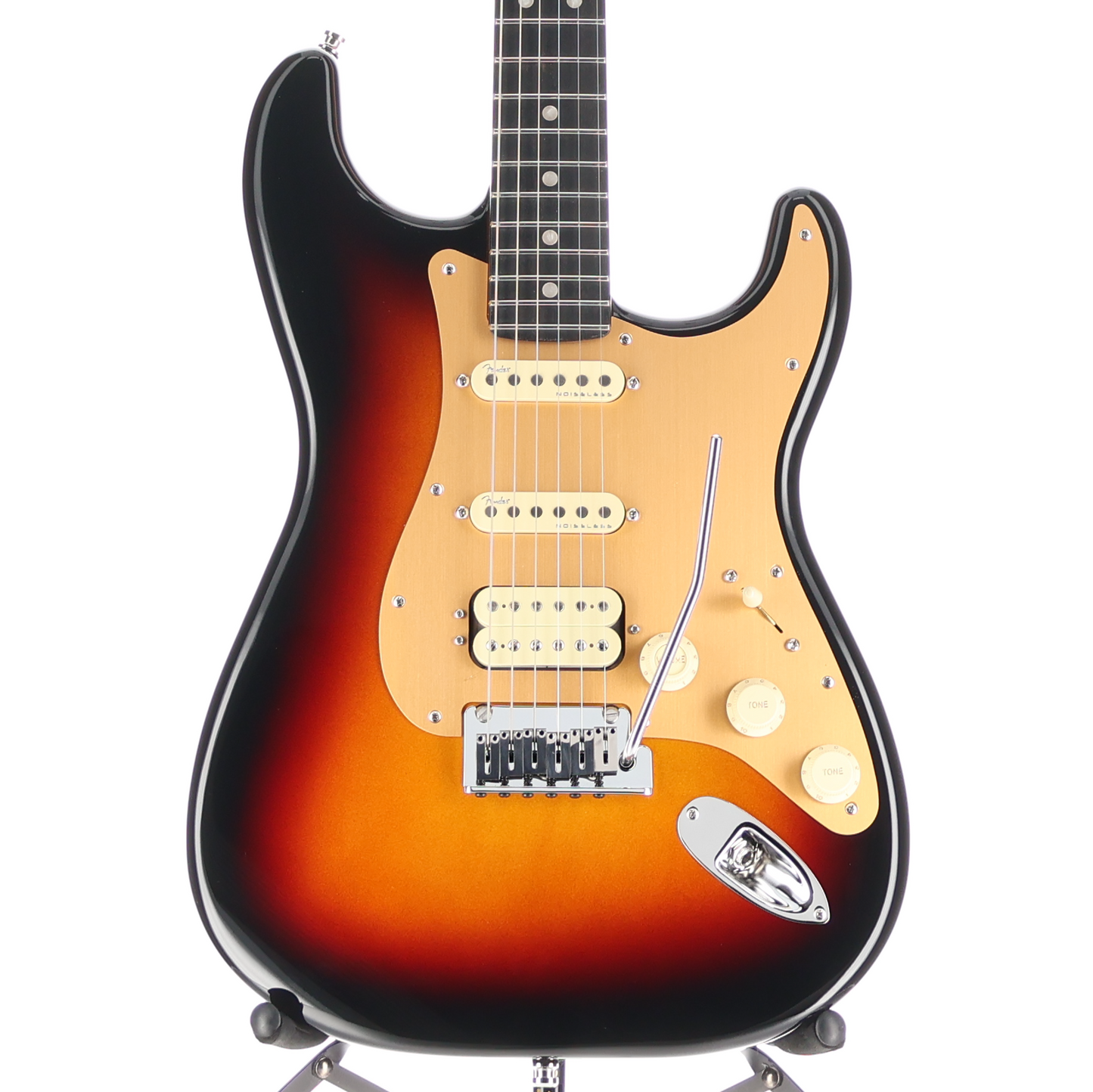 Fender American Ultra II Stratocaster HSS, Ebony Fingerboard, Ultraburst (X4) (23929)