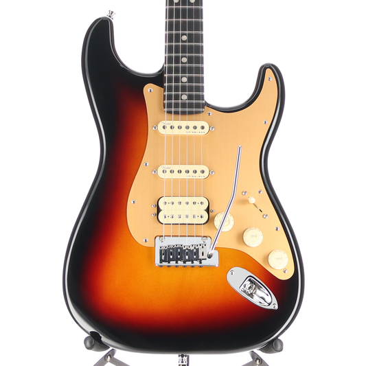 Fender American Ultra II Stratocaster HSS, Ebony Fingerboard, Ultraburst (X4) (23929)