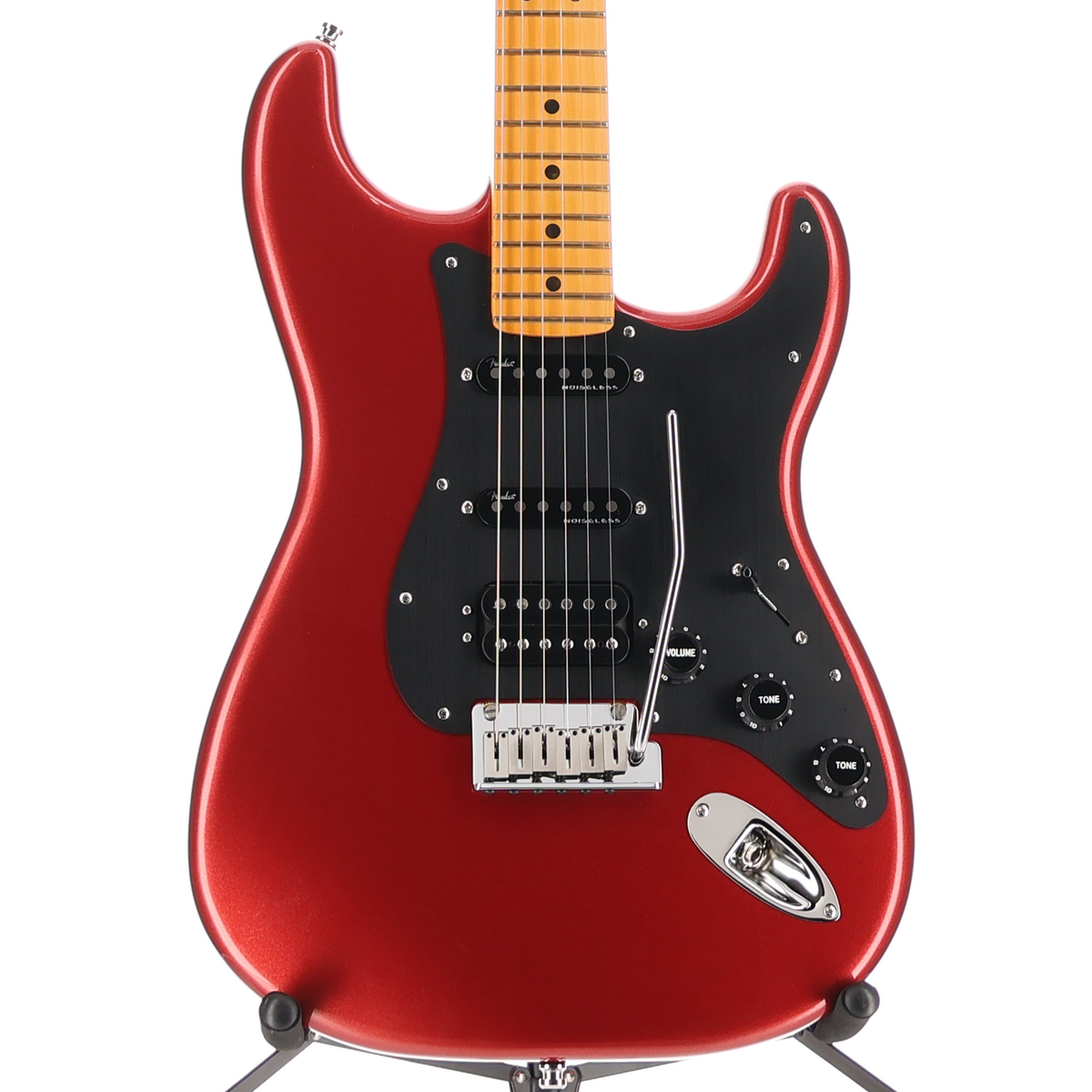 Fender American Ultra II Stratocaster HSS, Maple Fingerboard, Sinister Red (B12) (00653)