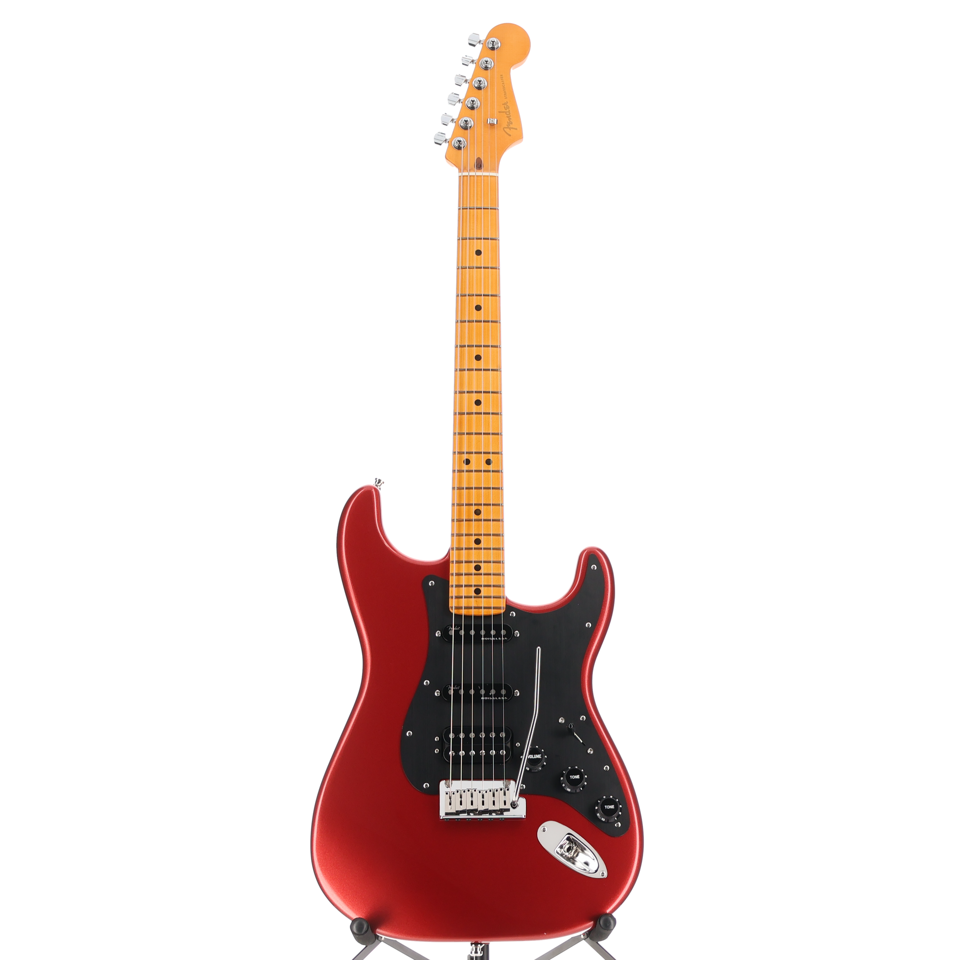 Fender American Ultra II Stratocaster HSS, Maple Fingerboard, Sinister Red (D3) (08252)