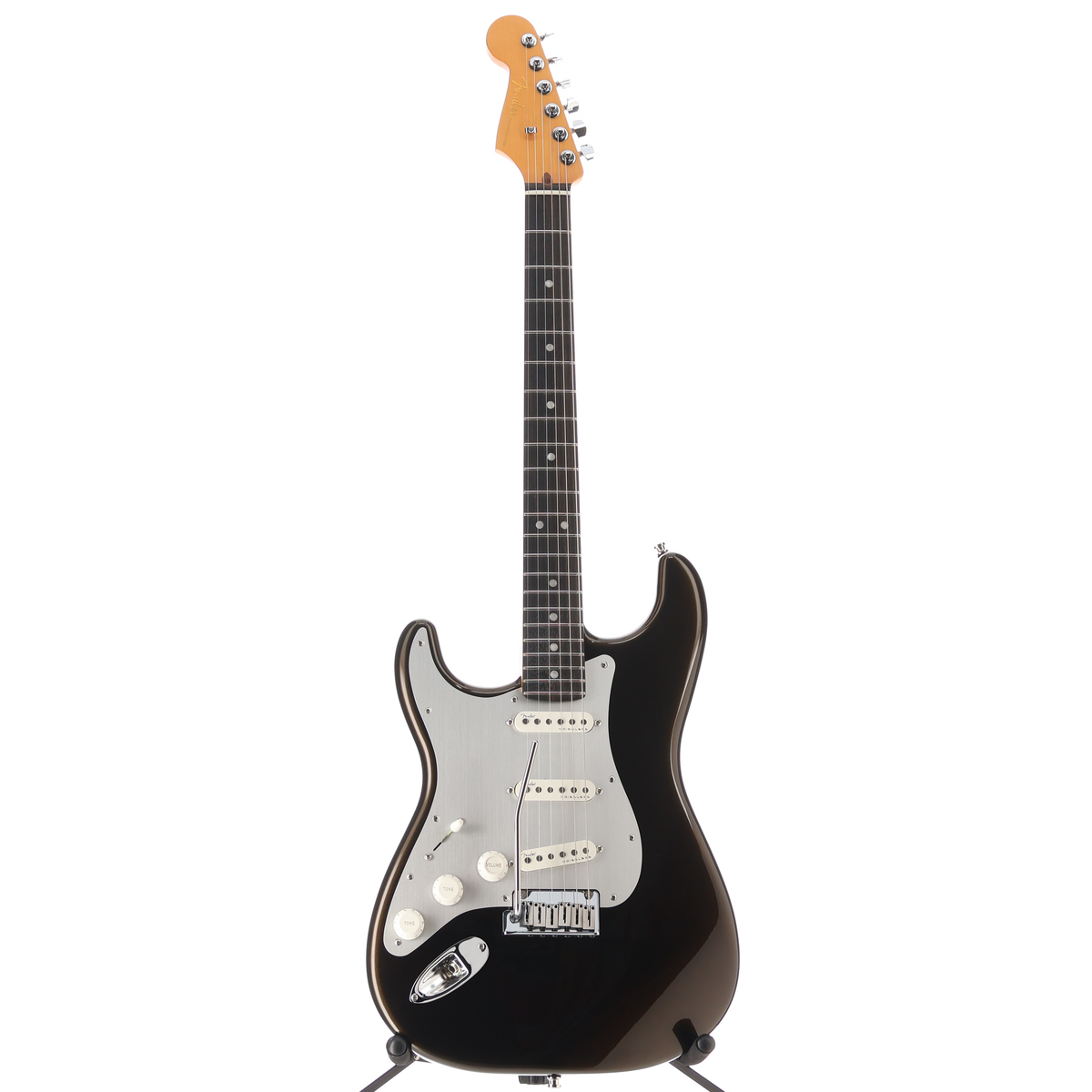 Fender American Ultra II Stratocaster® Left-Hand, Ebony Fingerboard, Texas Tea (RC2) (02309)