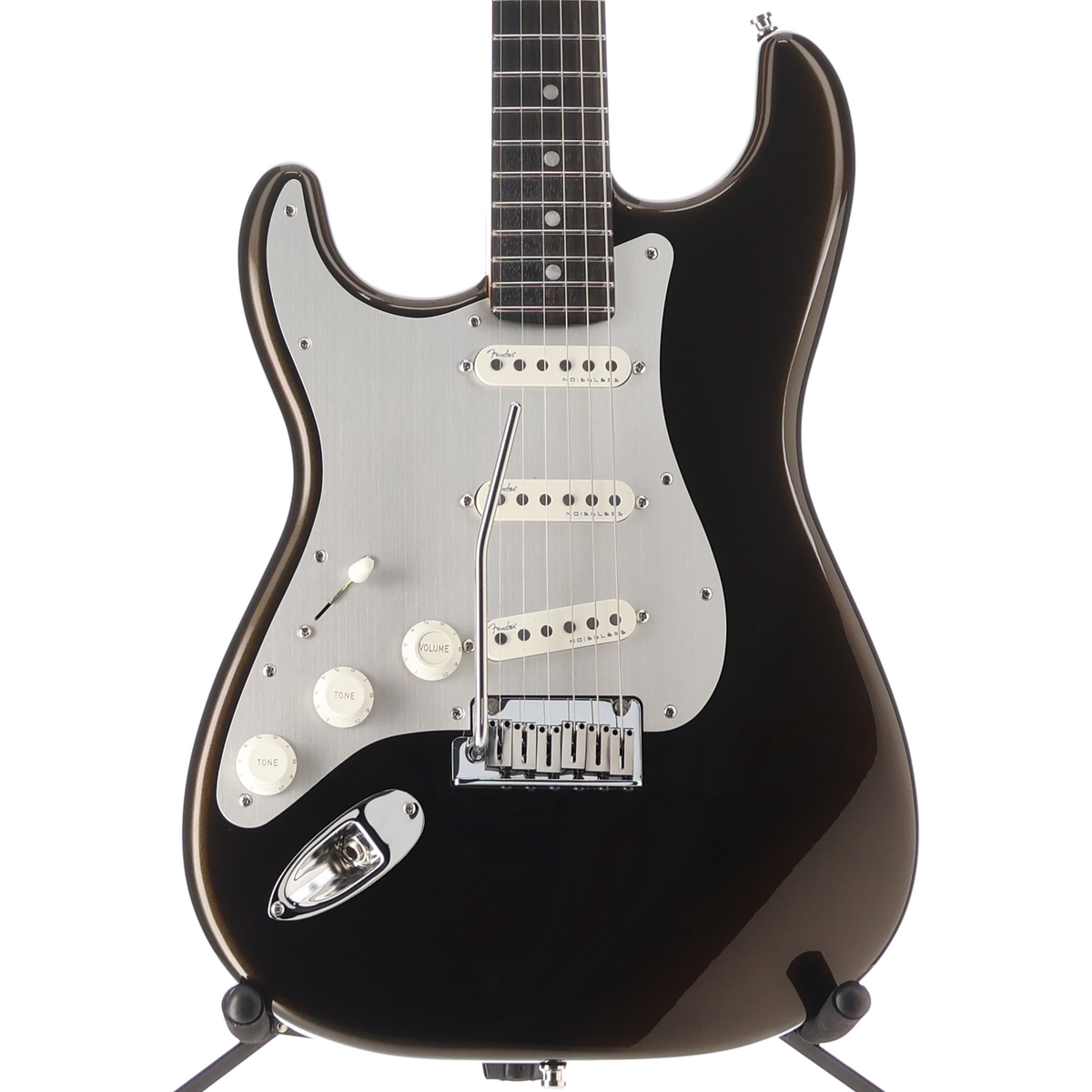 Fender American Ultra II Stratocaster® Left-Hand, Ebony Fingerboard, Texas Tea (RC2) (02309)